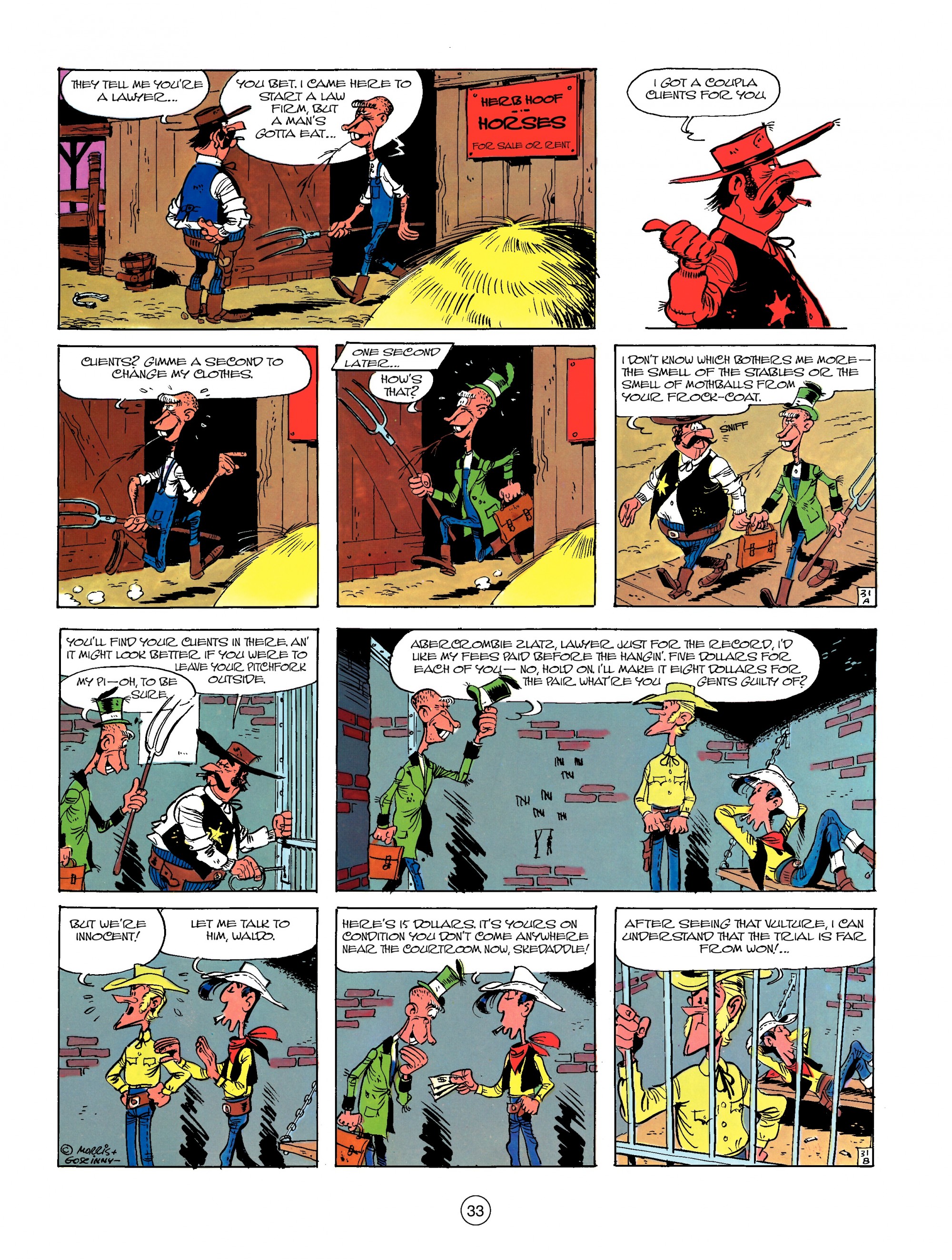 Read online A Lucky Luke Adventure comic -  Issue #13 - 33