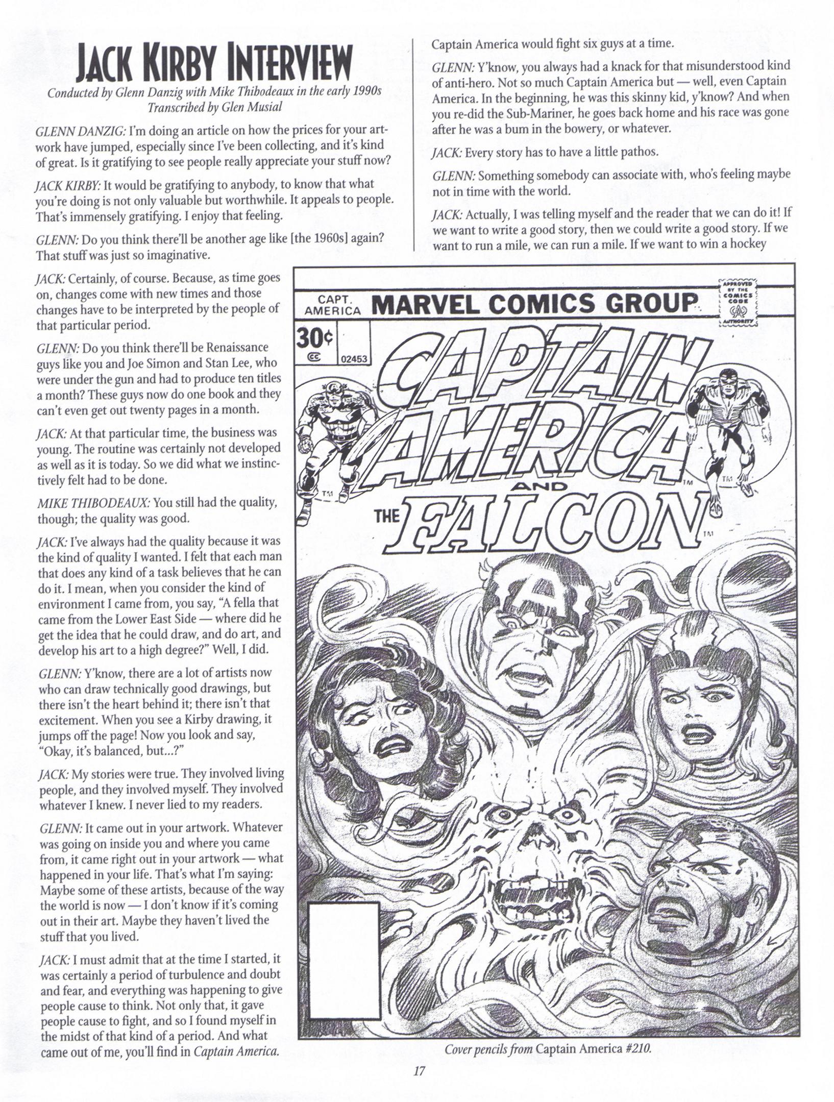 Read online The Jack Kirby Collector comic -  Issue #22 - 17