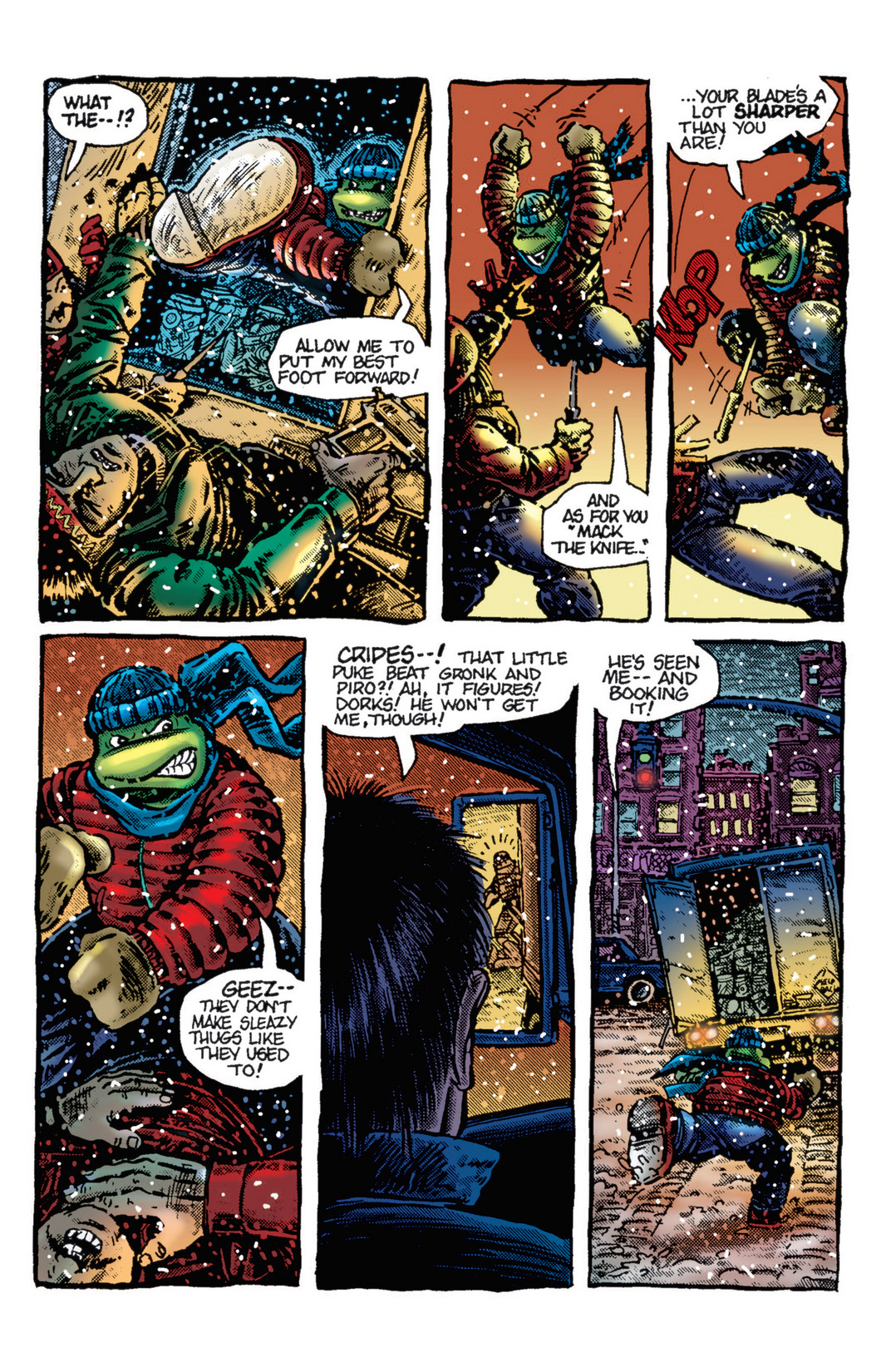 Read online Teenage Mutant Ninja Turtles Color Classics: Michaelangelo Micro-Series comic -  Issue # Full - 17