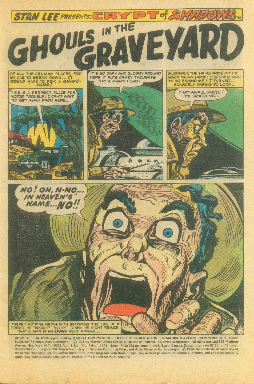 Read online Crypt of Shadows comic -  Issue #11 - 3