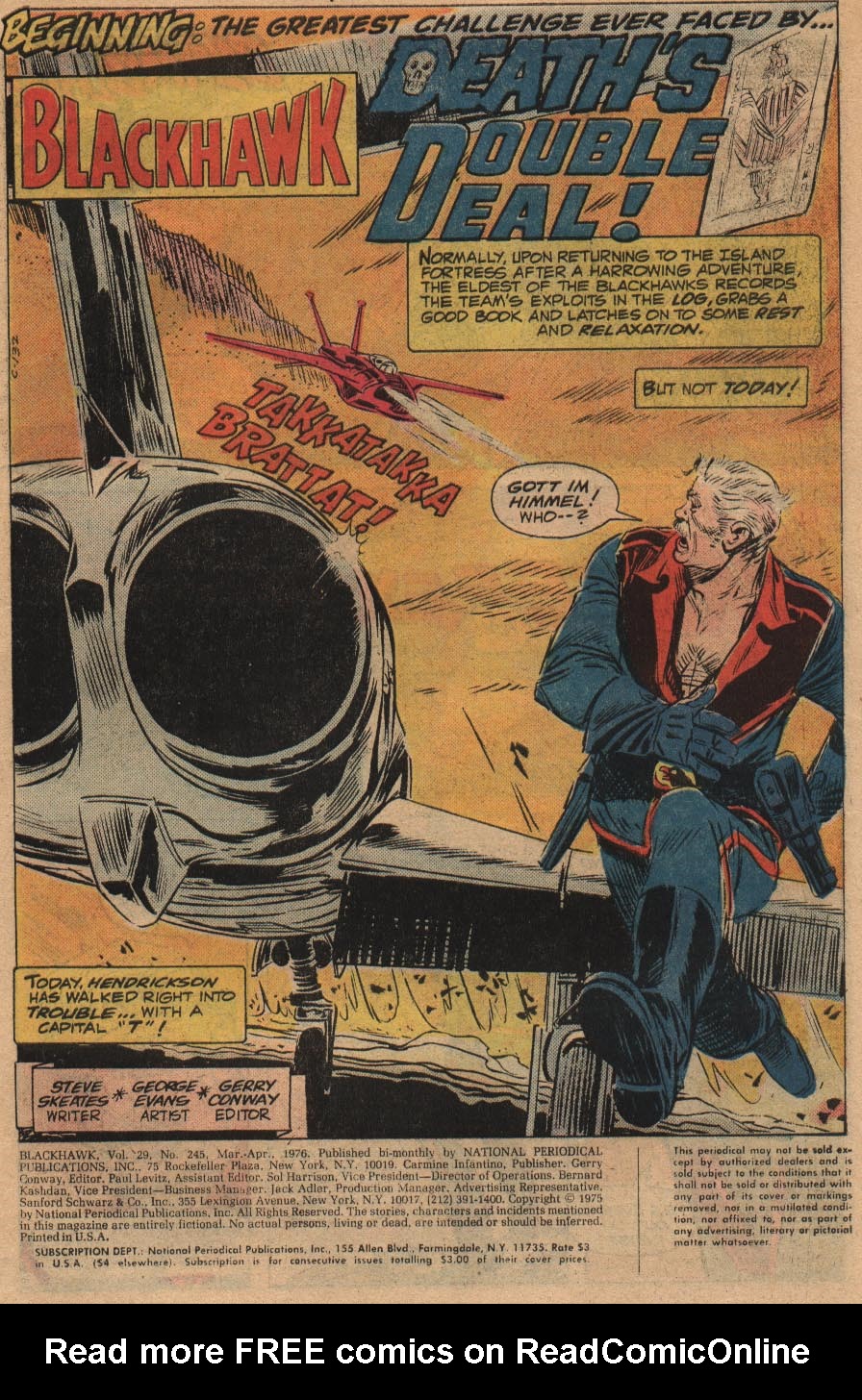 Read online Blackhawk (1957) comic -  Issue #245 - 2