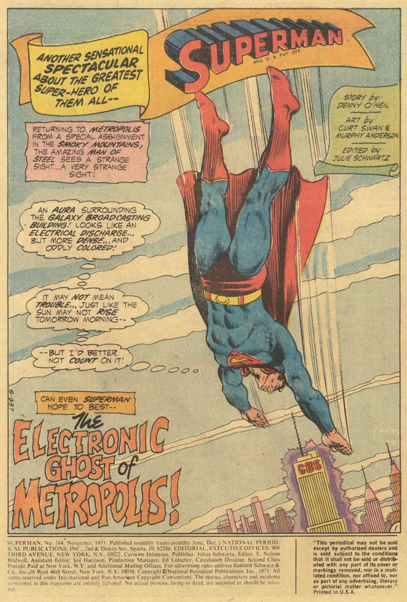 Read online Superman (1939) comic -  Issue #244 - 2