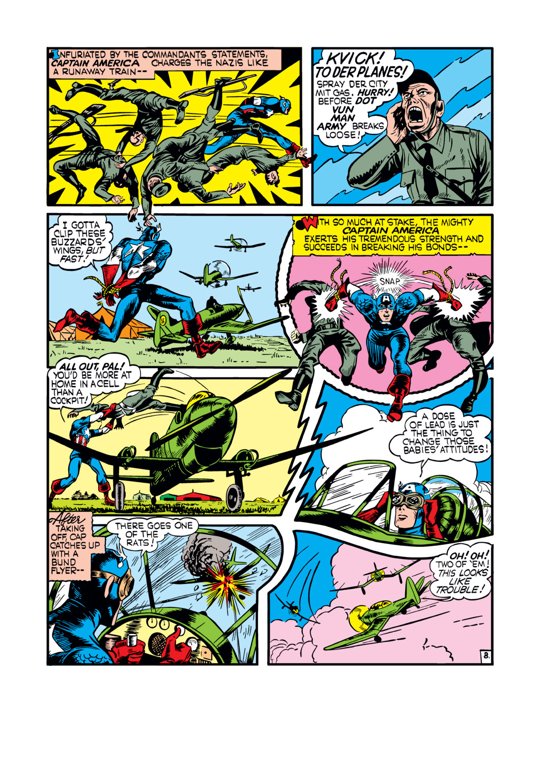 Read online Captain America Comics comic -  Issue #5 - 38