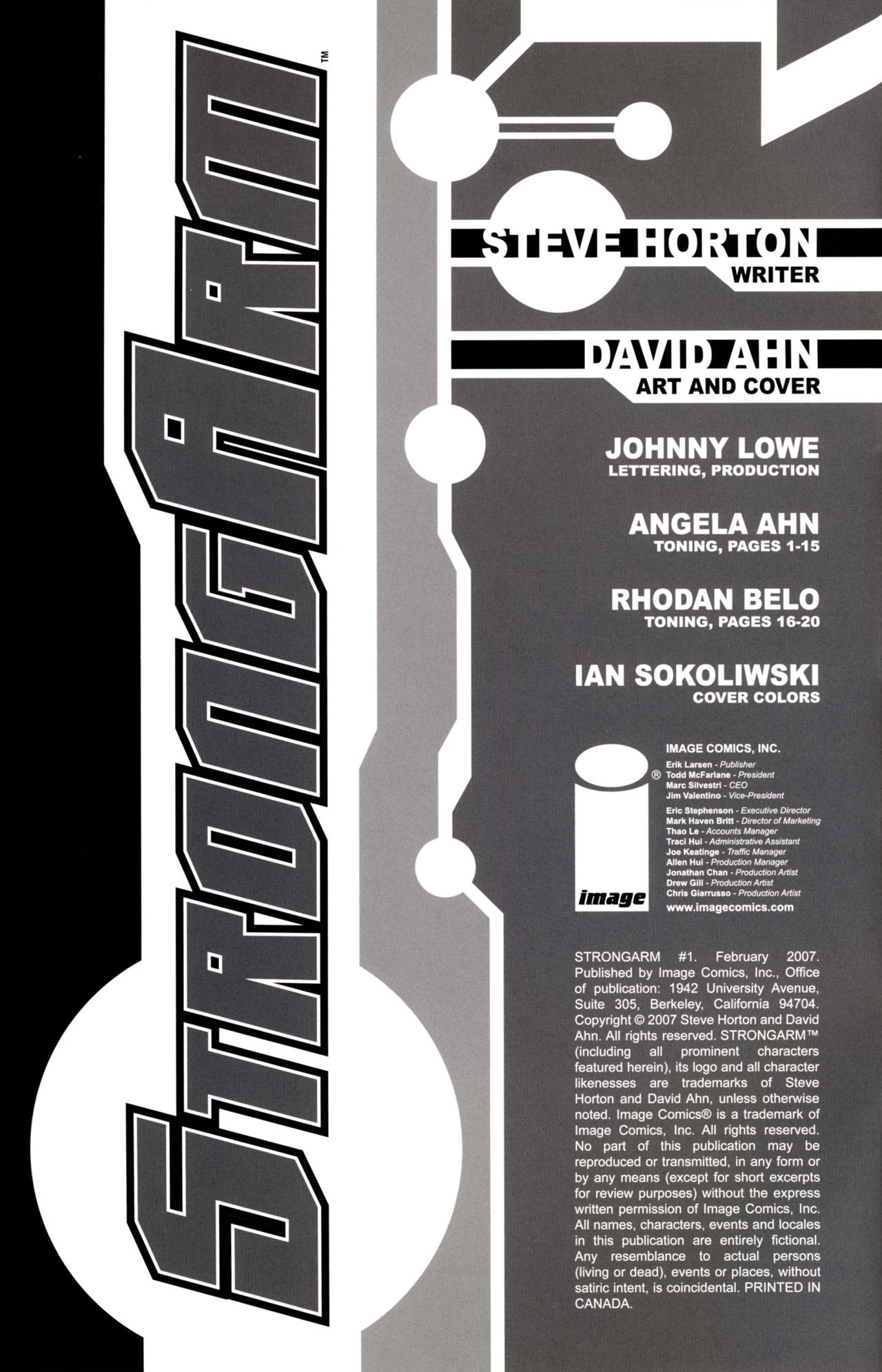 Read online StrongArm comic -  Issue #1 - 2