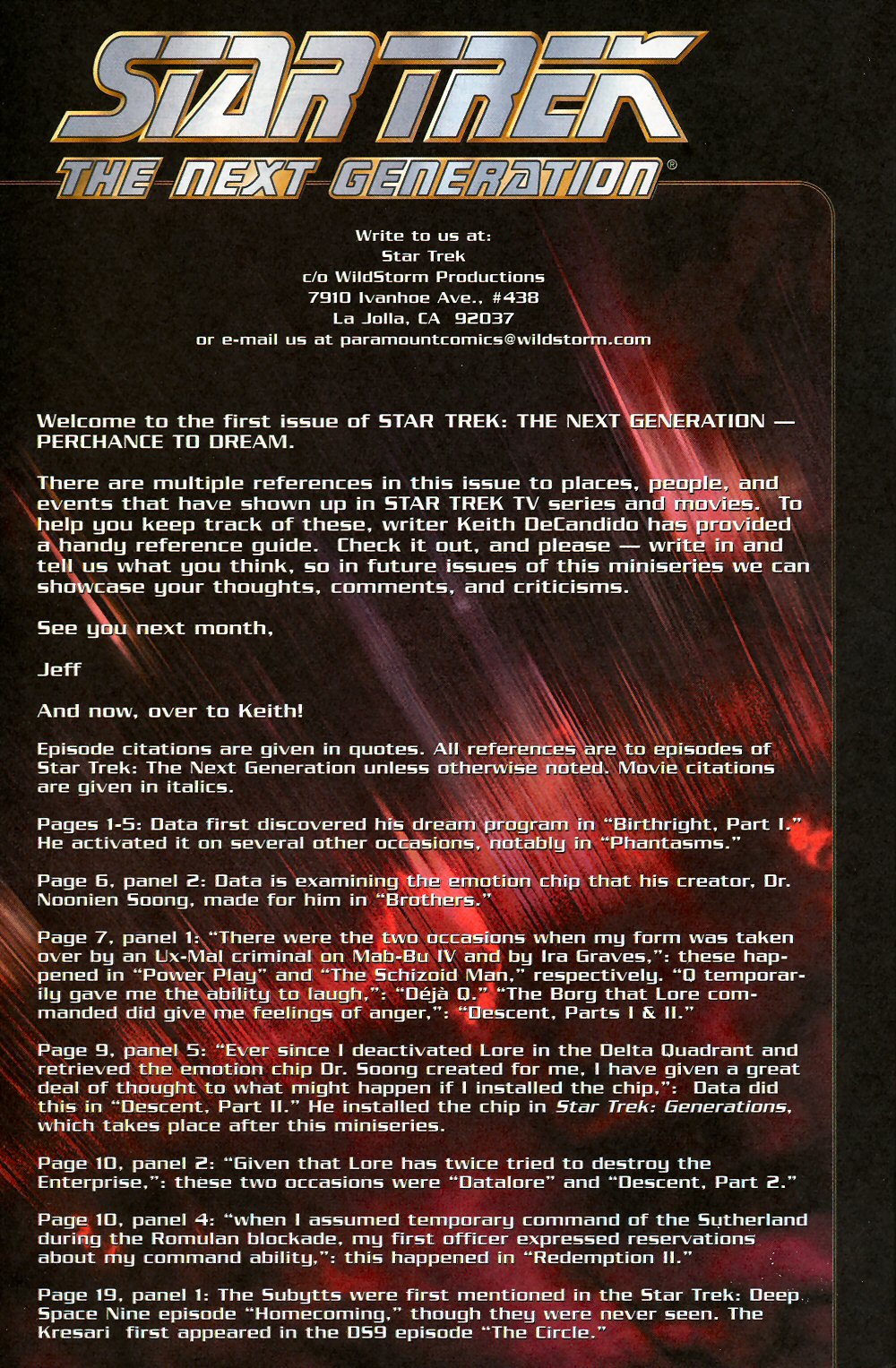 Star Trek: The Next Generation - Perchance to Dream issue 1 - Page 33
