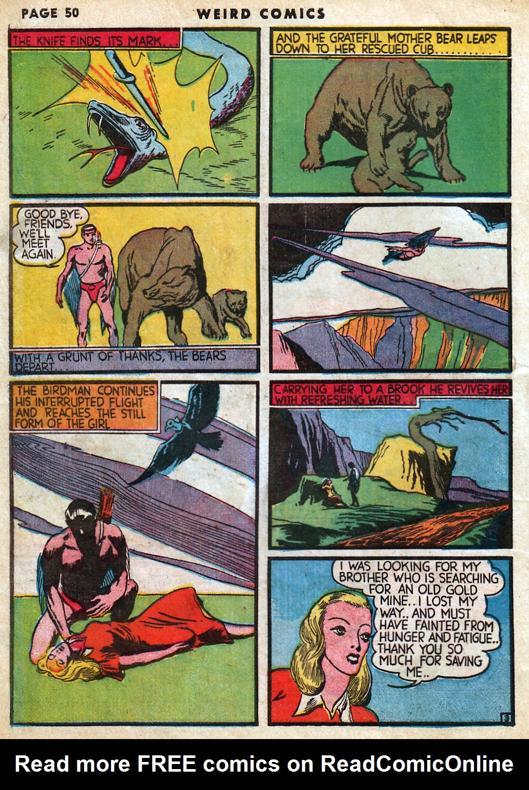 Read online Weird Comics comic -  Issue #3 - 52