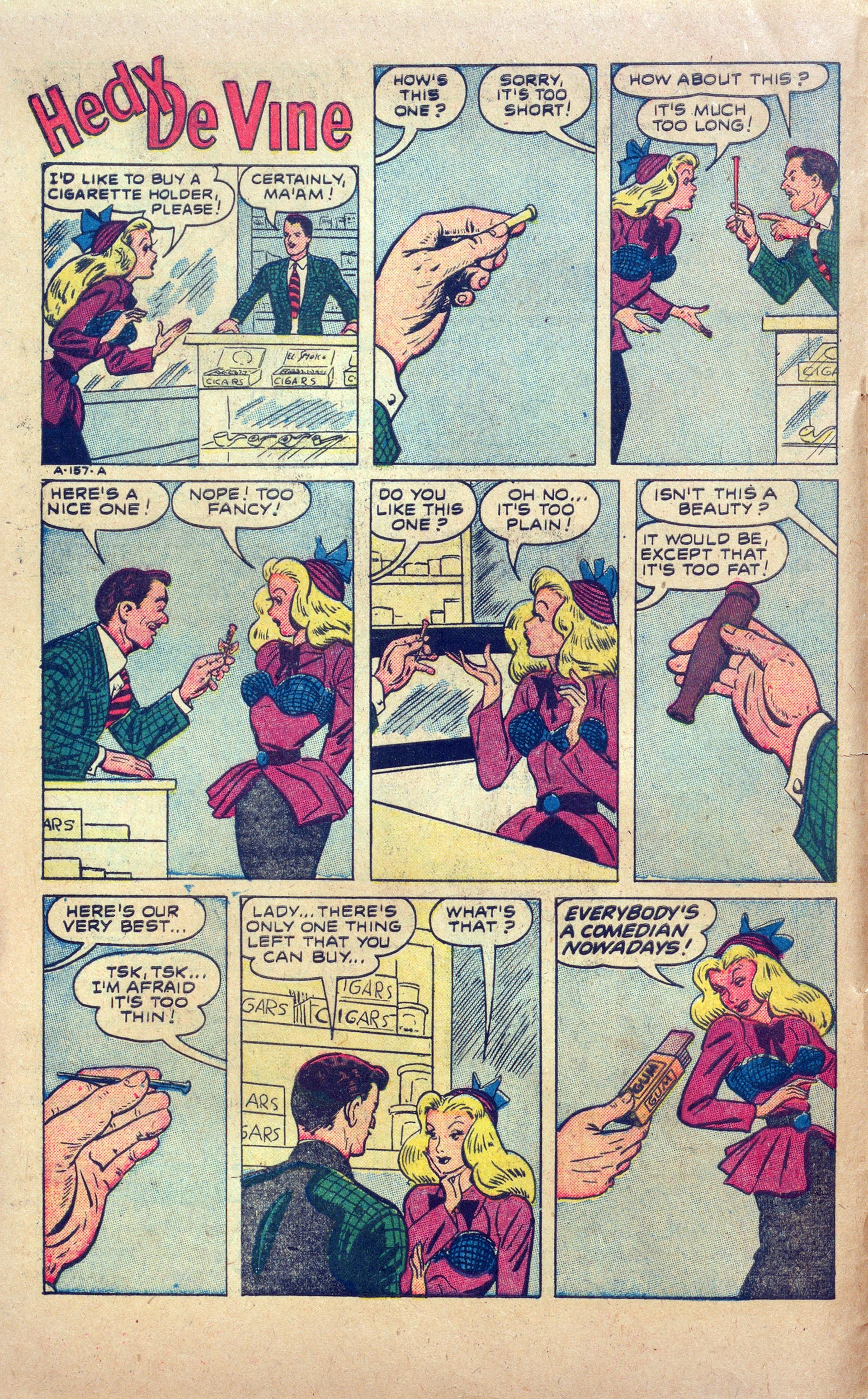 Read online Hedy Of Hollywood Comics comic -  Issue #50 - 8