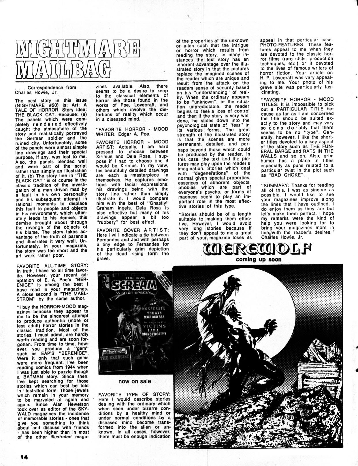 Read online Nightmare (1970) comic -  Issue #23 - 14