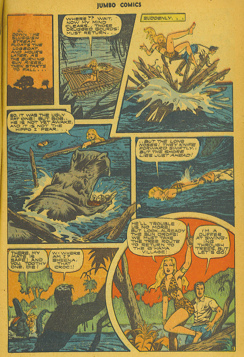 Read online Jumbo Comics comic -  Issue #78 - 7