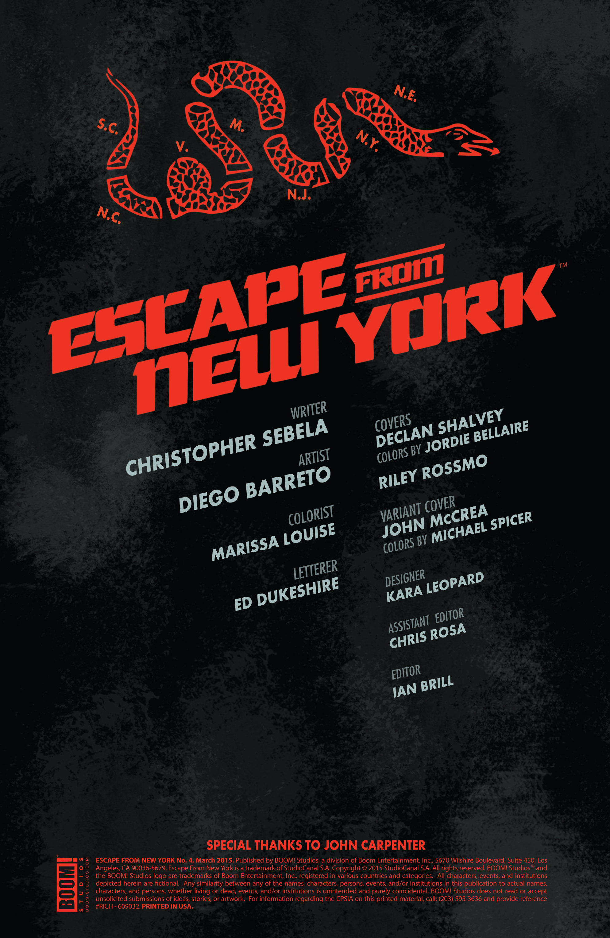 Read online Escape from New York comic -  Issue #4 - 2