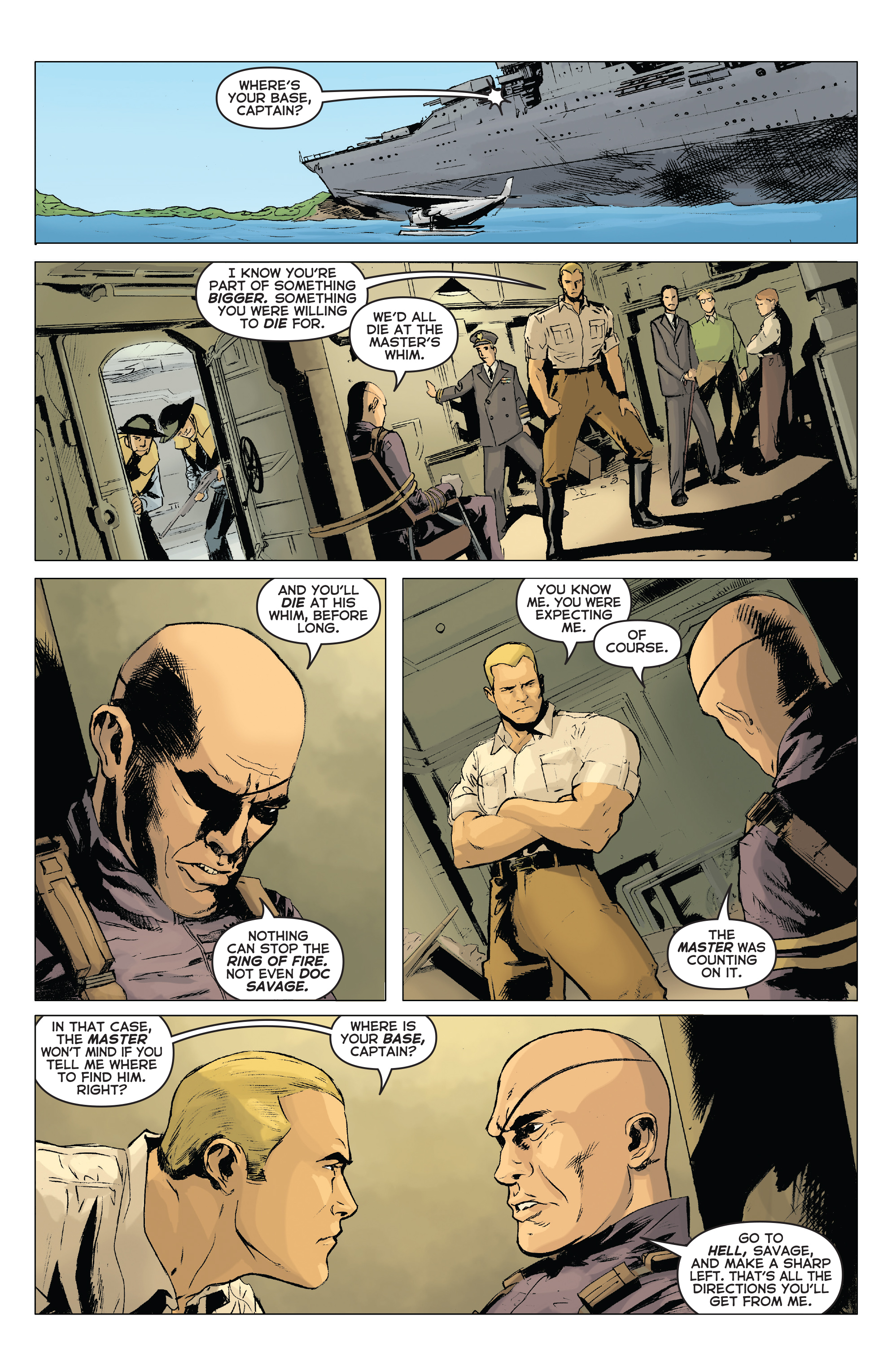 Read online Doc Savage: Ring Of Fire comic -  Issue #2 - 14