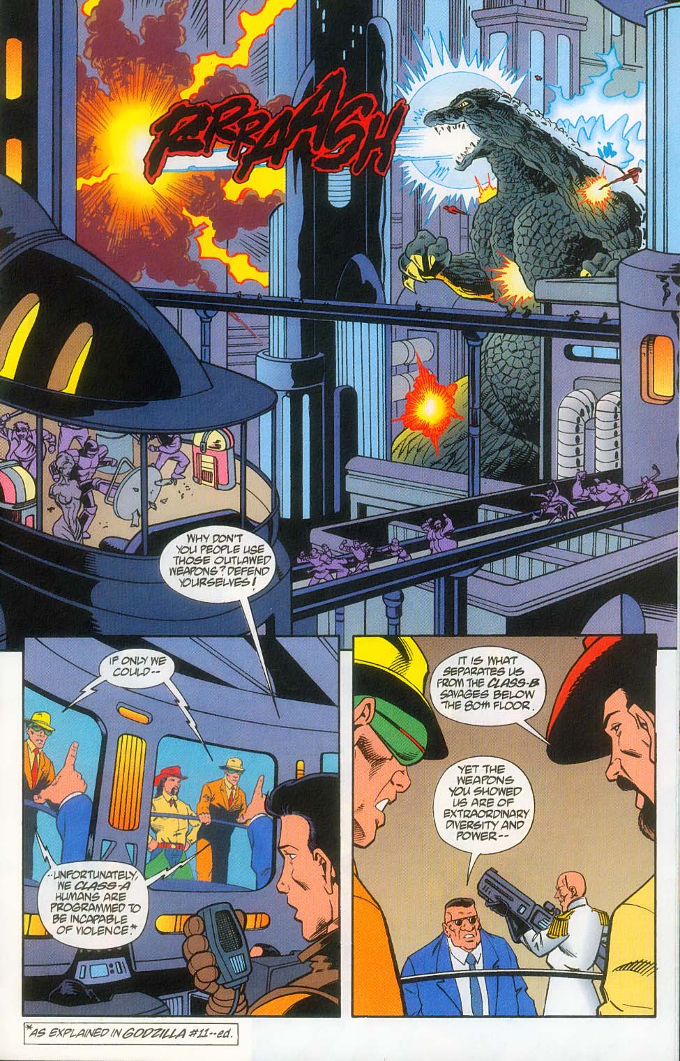 Read online Godzilla (1995) comic -  Issue #12 - 17