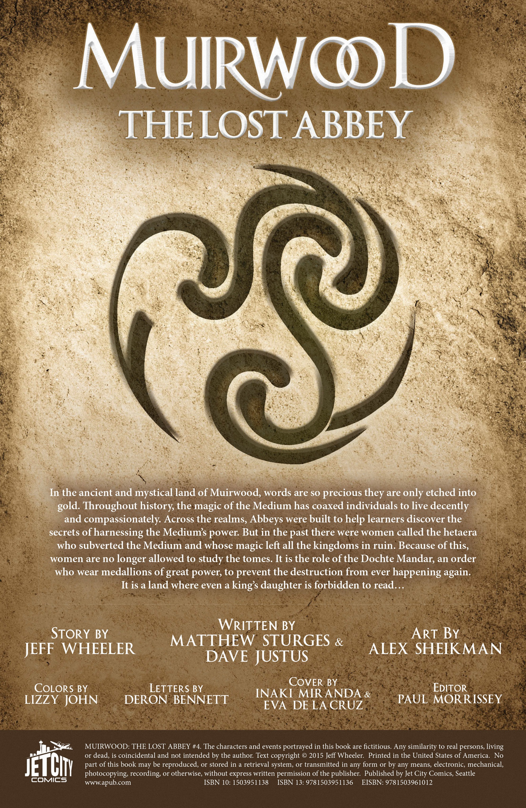 Read online Muirwood: The Lost Abbey comic -  Issue #4 - 2