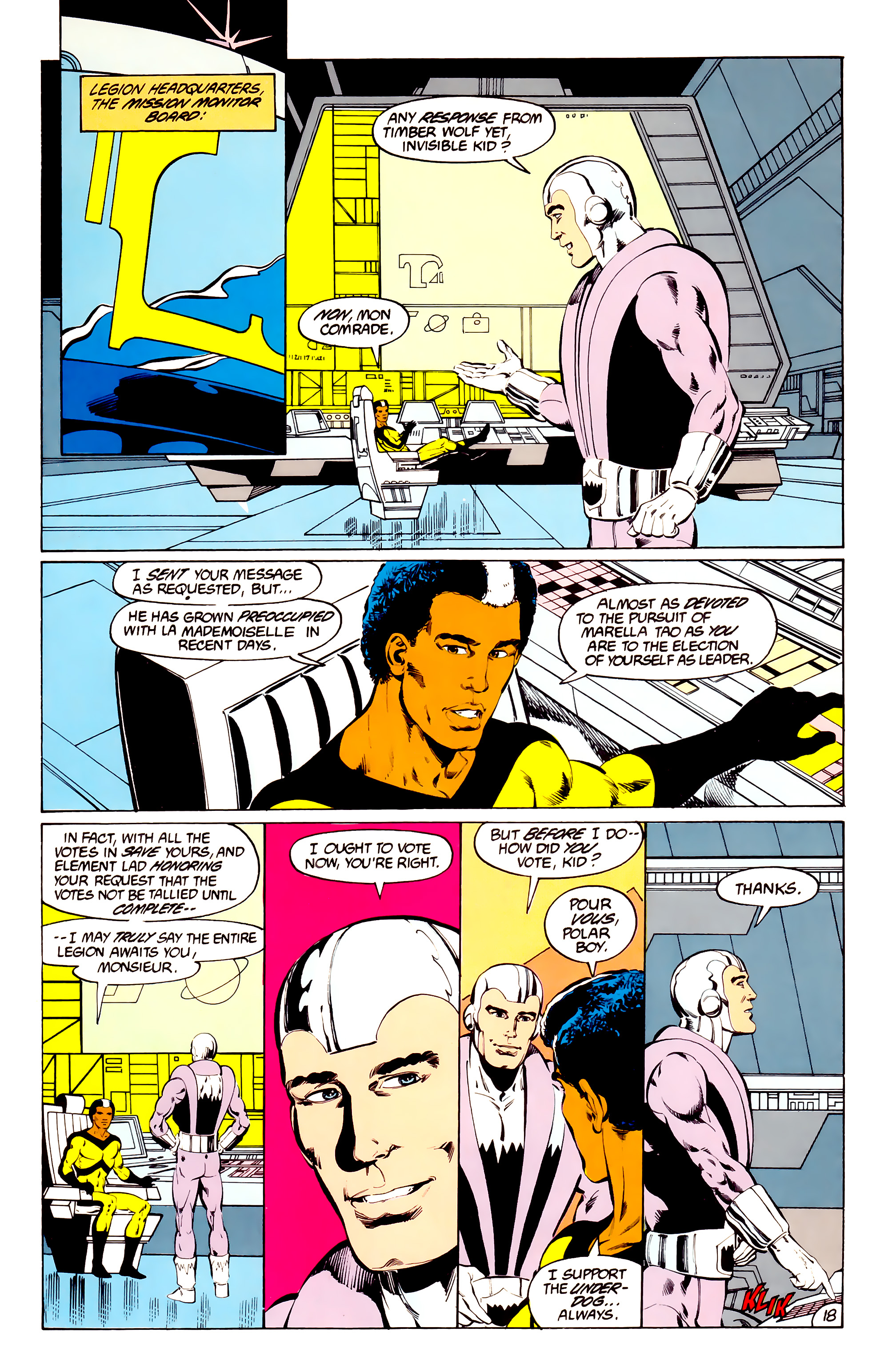 Read online Legion of Super-Heroes (1984) comic -  Issue #36 - 19