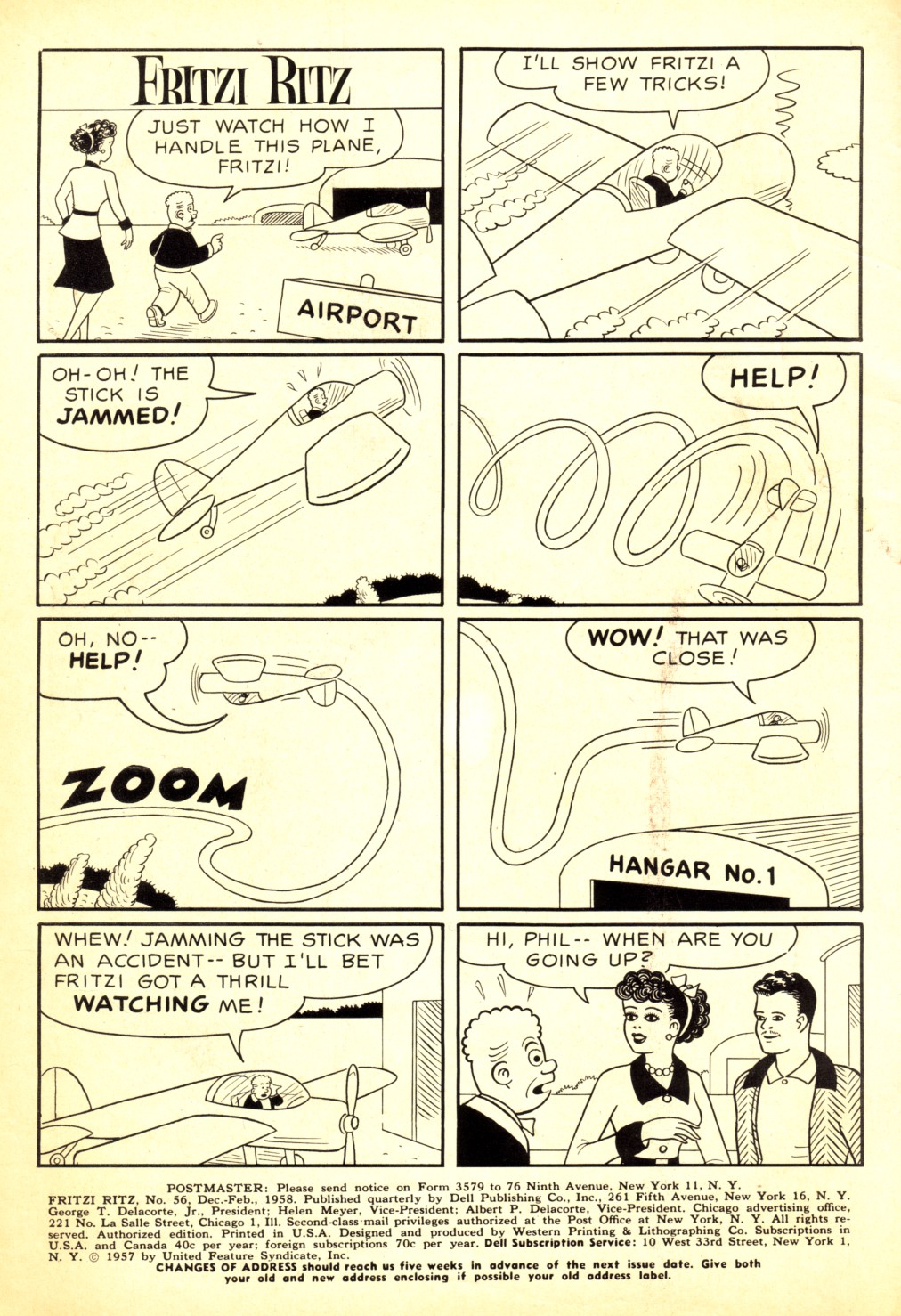Read online Fritzi Ritz (1953) comic -  Issue #56 - 2