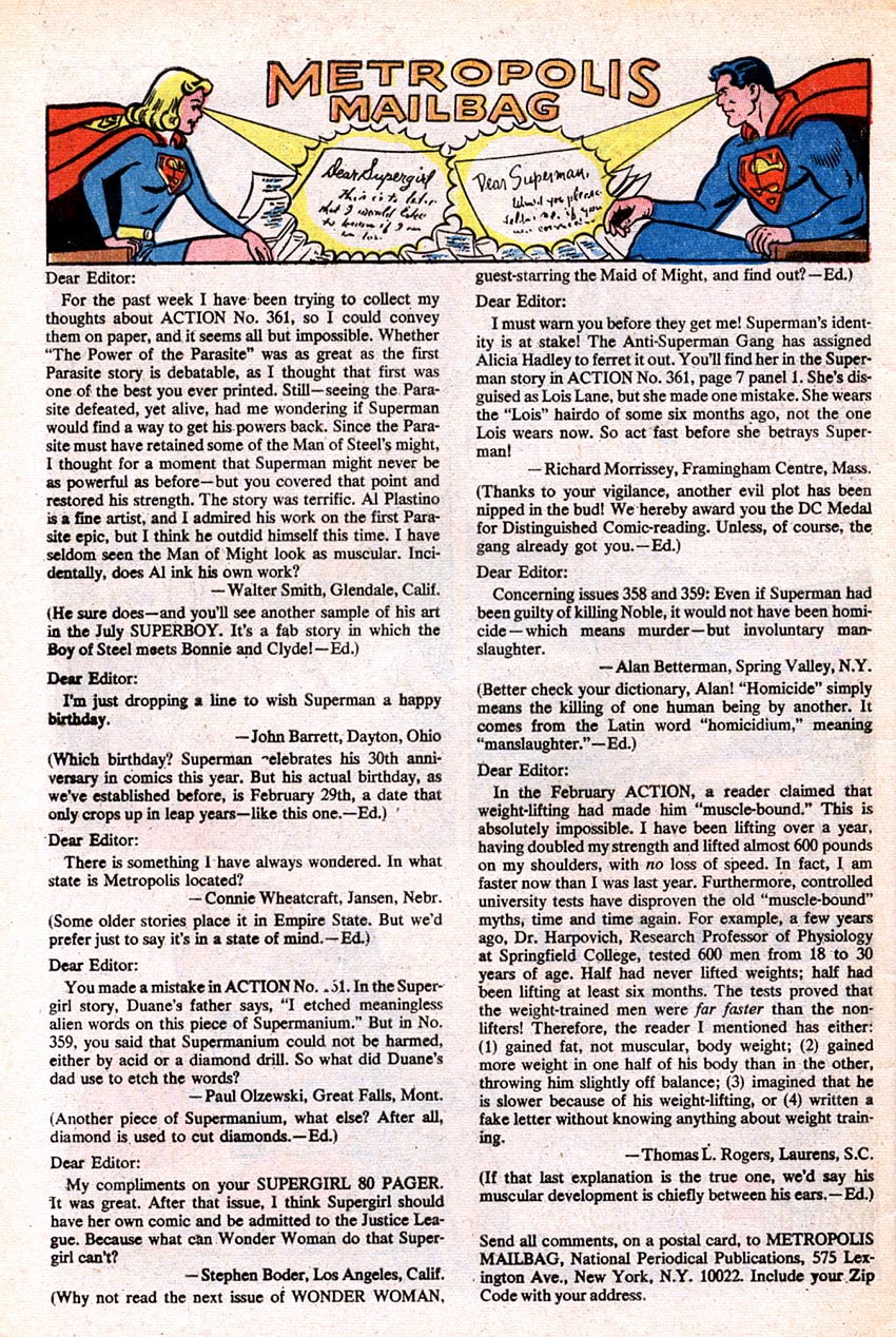 Read online Action Comics (1938) comic -  Issue #364 - 33