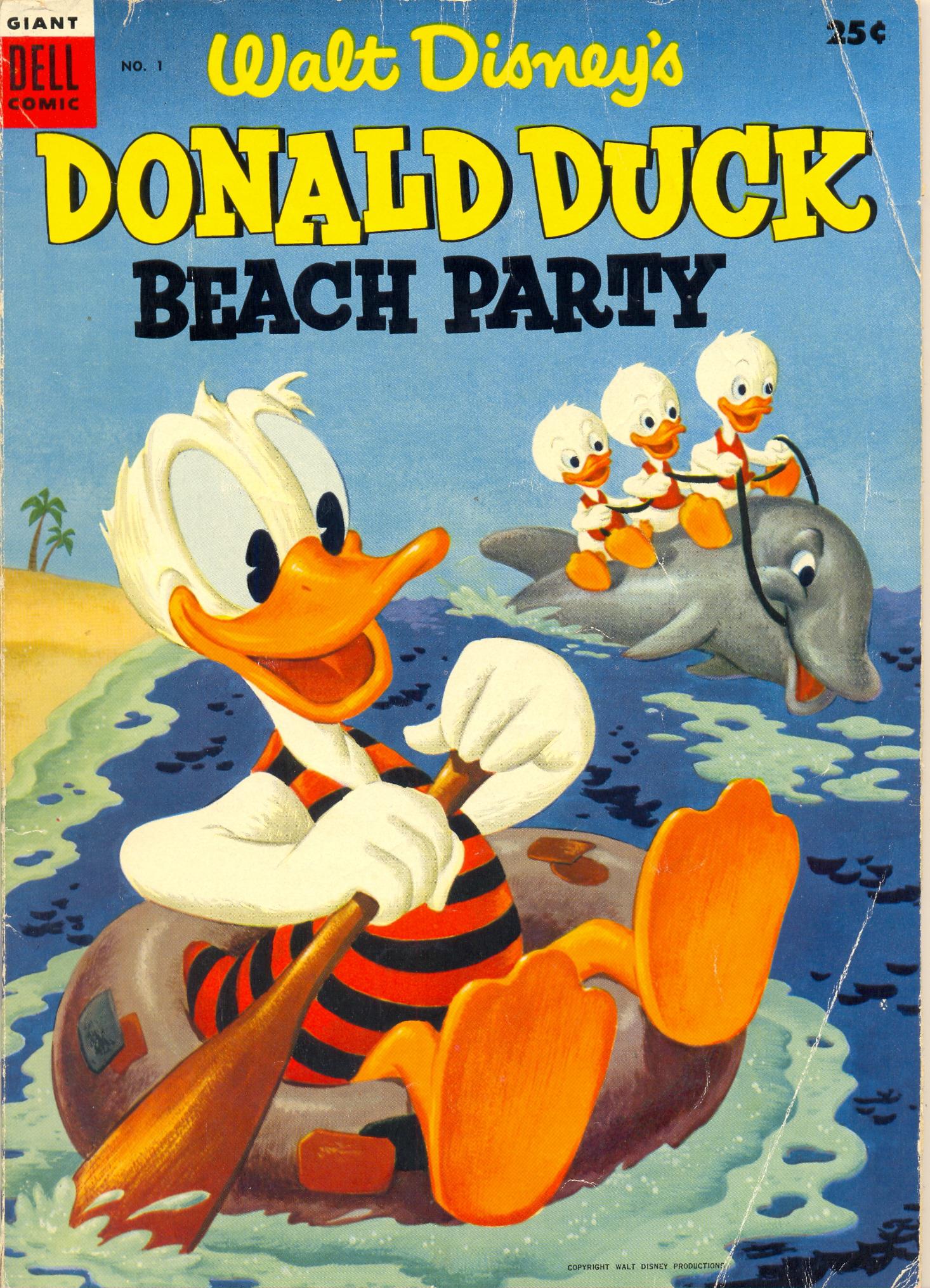 Read online Donald Duck Beach Party comic - Issue #1