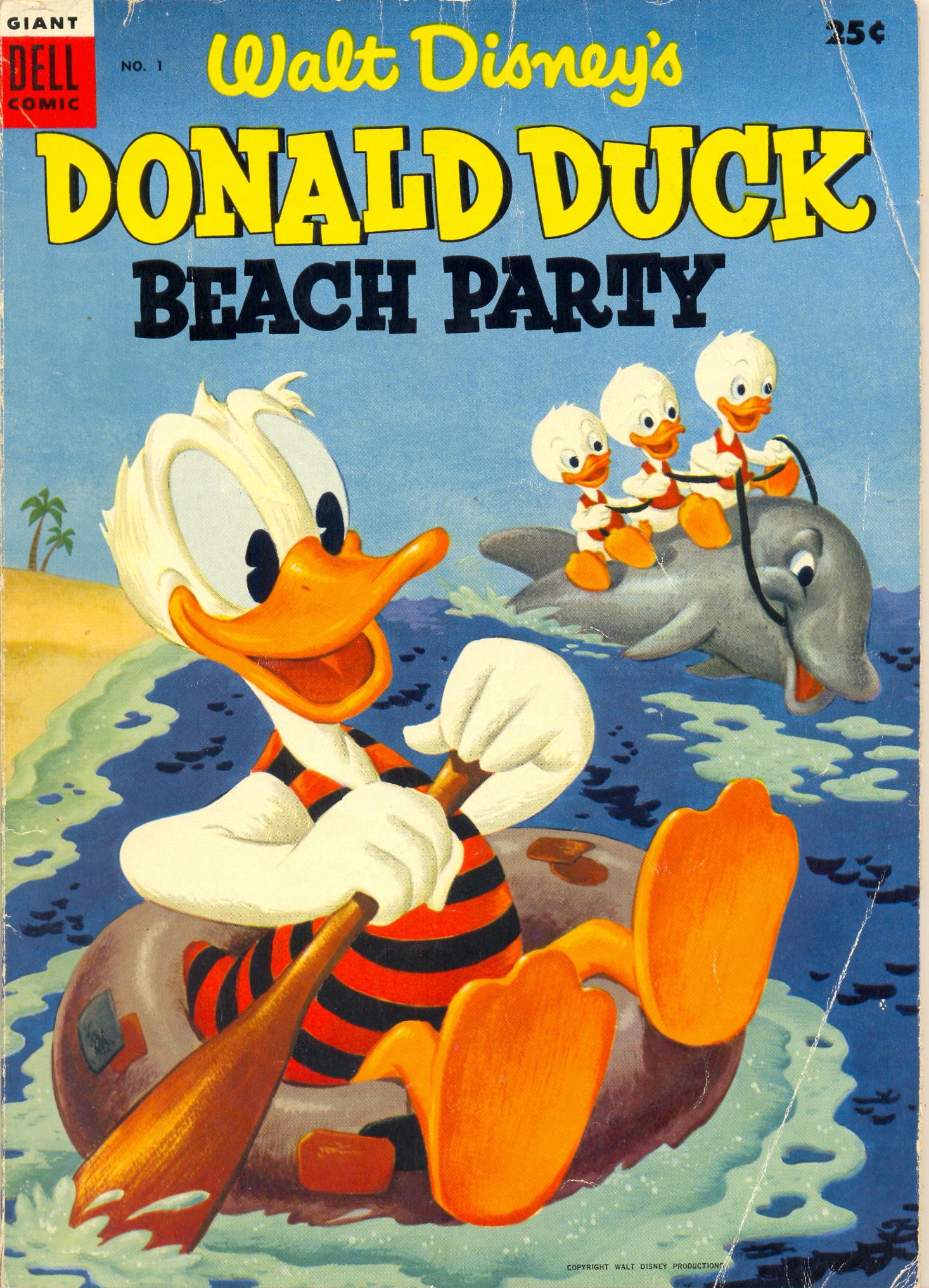 Read online Donald Duck Beach Party comic -  Issue #1 - 1