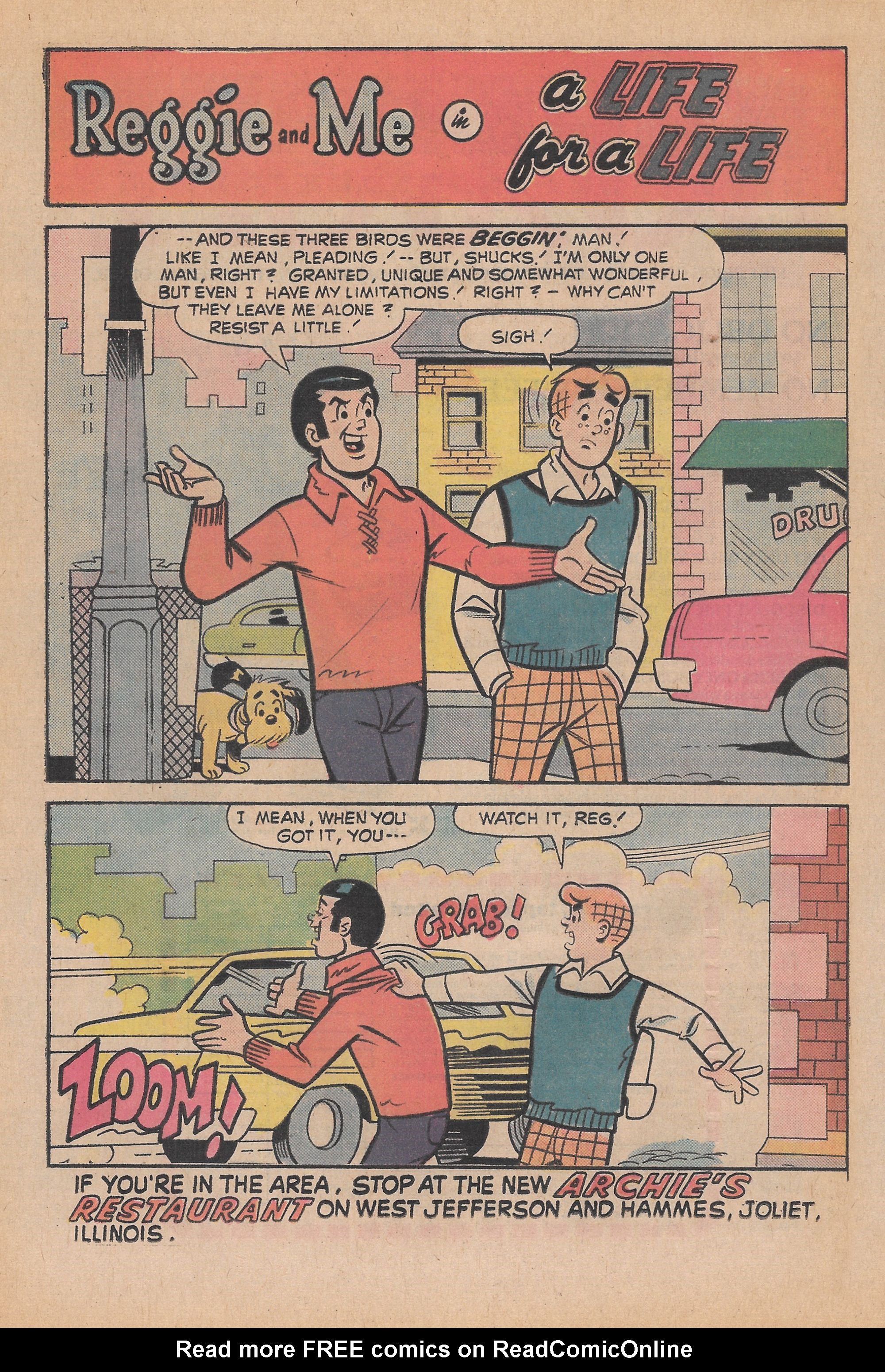 Read online Reggie and Me (1966) comic -  Issue #76 - 20
