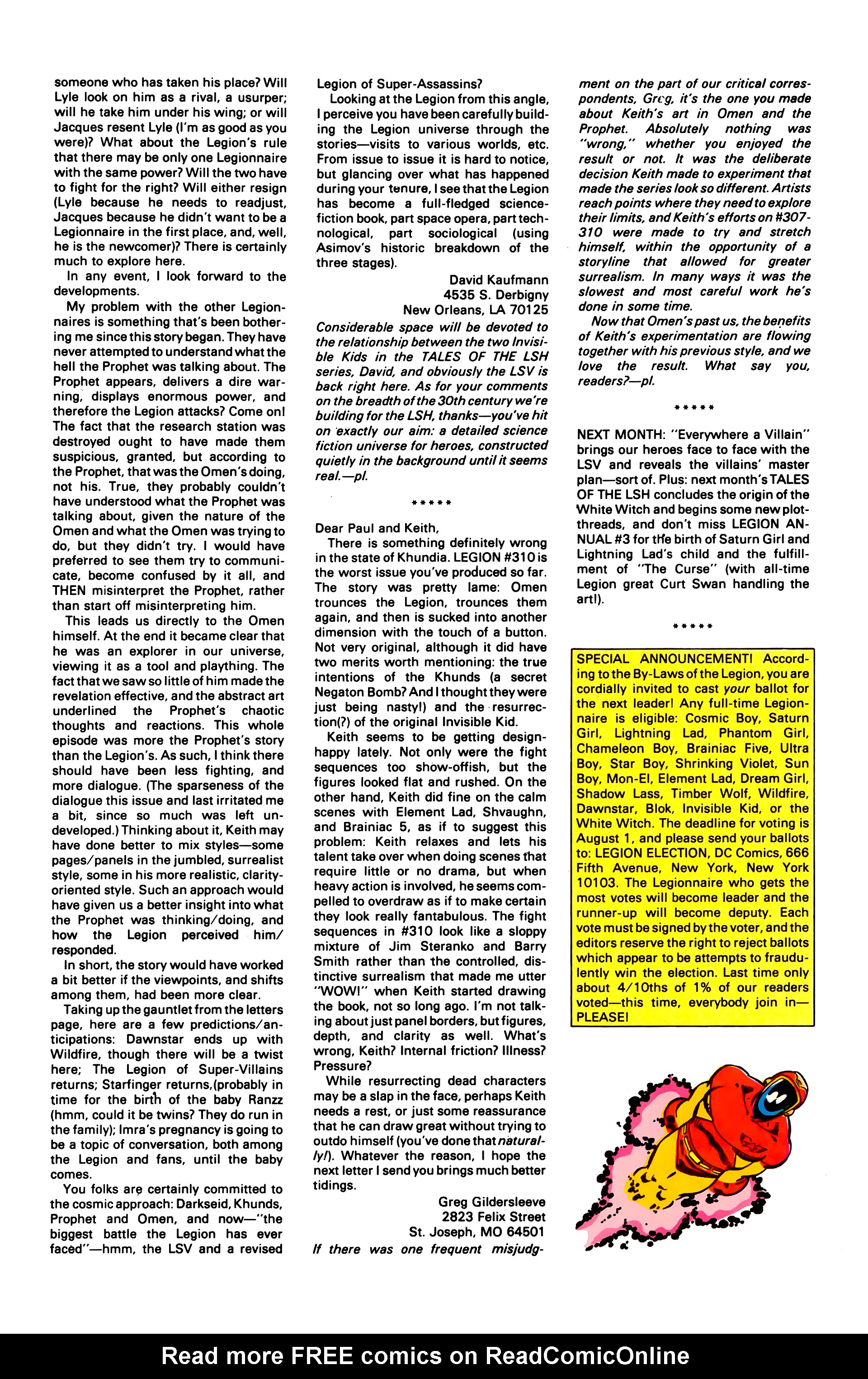 Read online Legion of Super-Heroes (1984) comic -  Issue #2 - 27