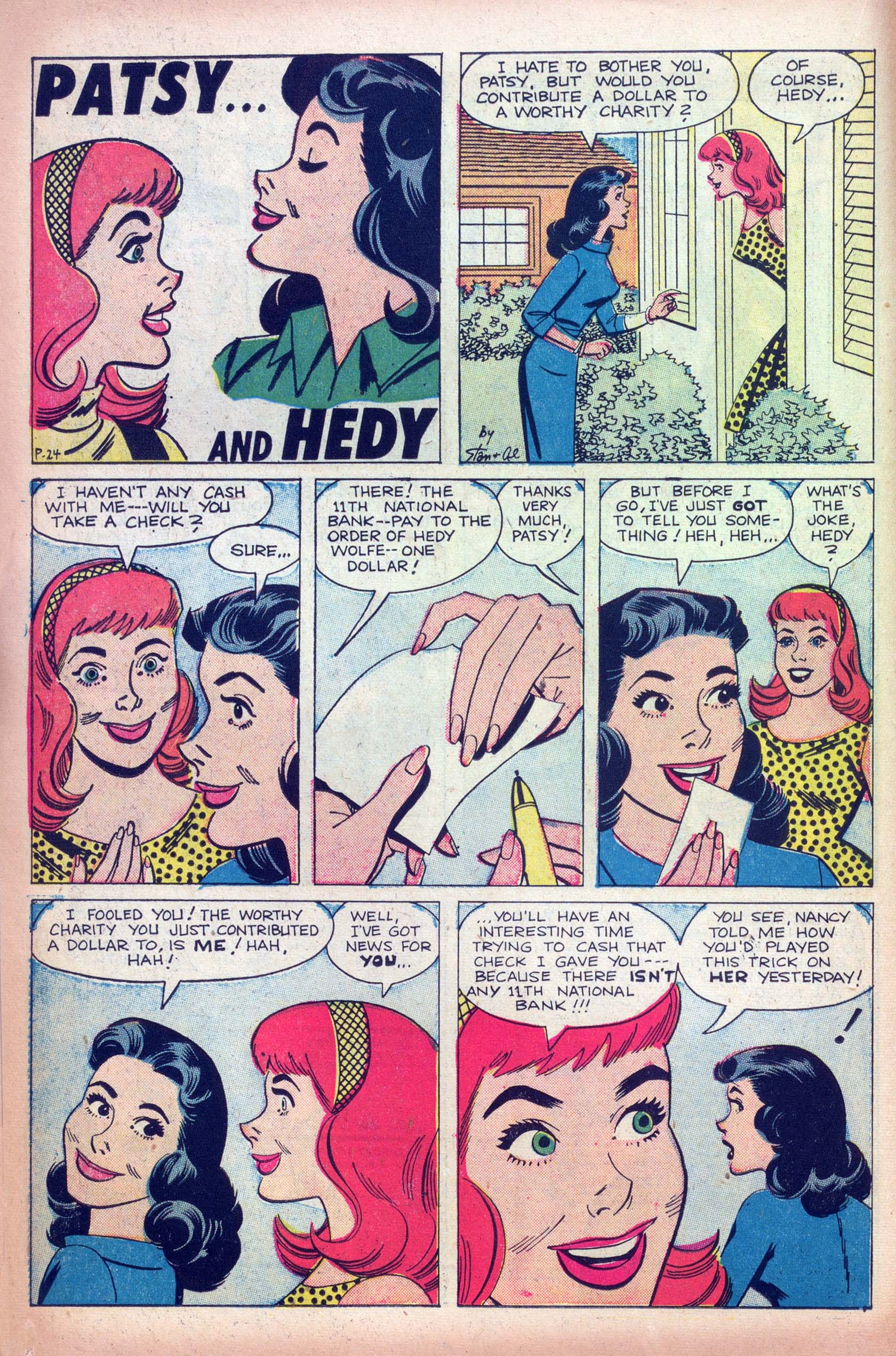 Read online Patsy and Hedy comic -  Issue #57 - 14