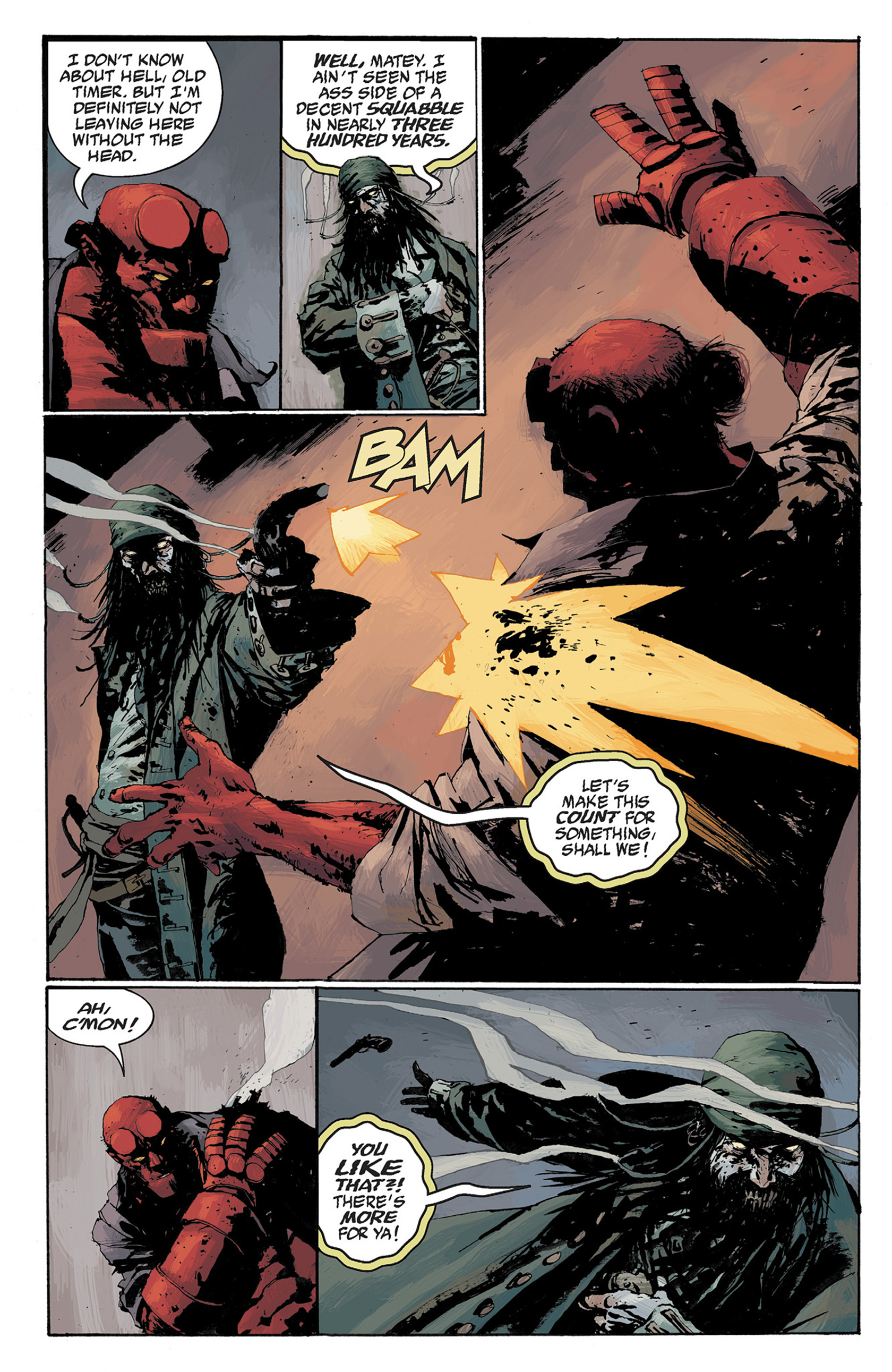 Read online Hellboy: The Crooked Man and Others comic -  Issue # TPB - 100