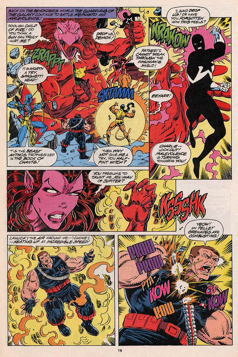 Read online Guardians of the Galaxy (1990) comic -  Issue #48 - 16