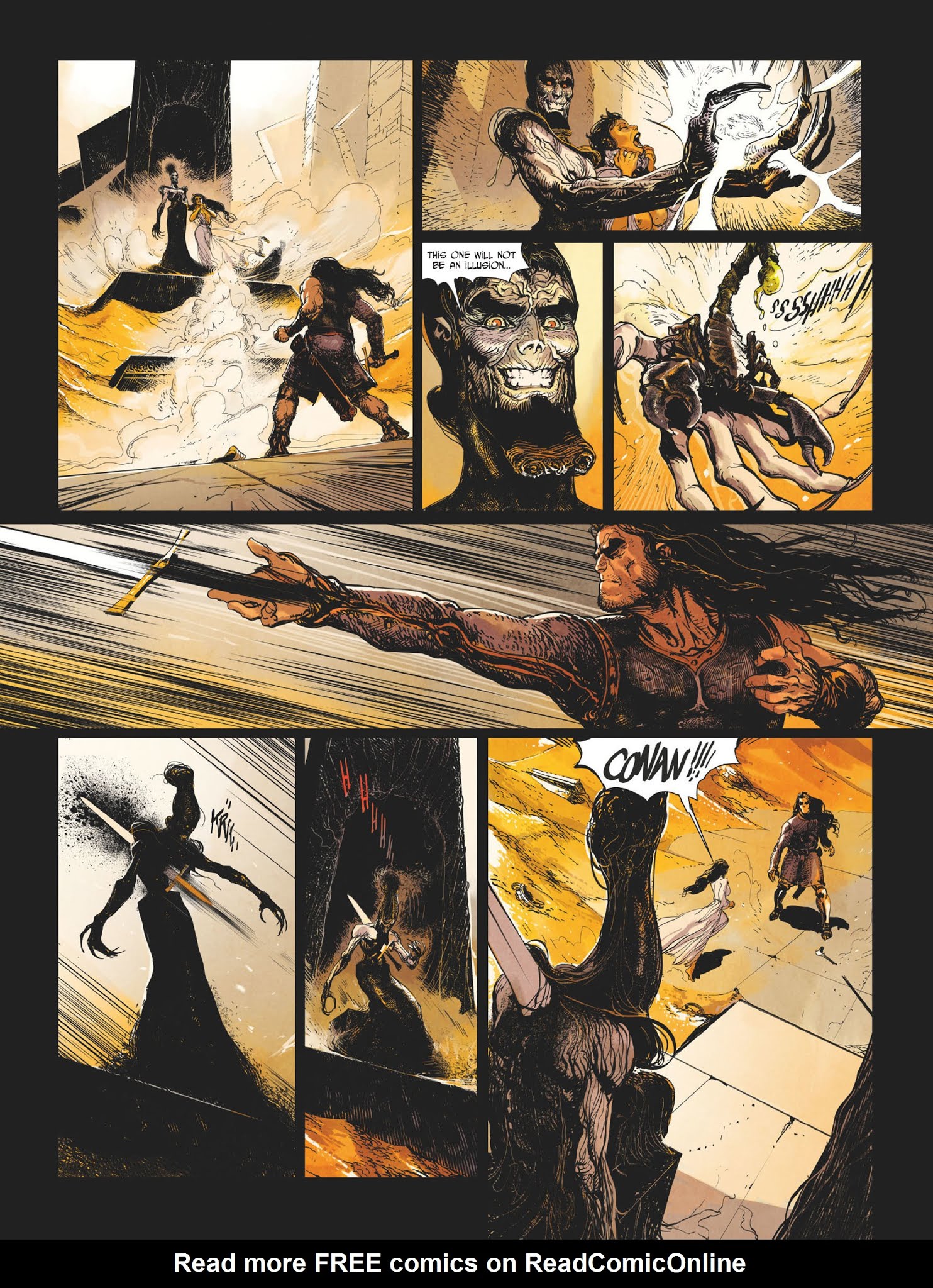 Read online Conan le Cimmérien - La Reine de la côte noire comic -  Issue #2 - 58