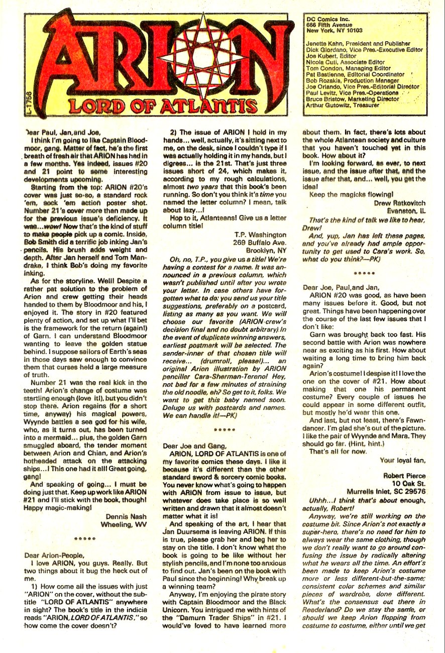 Read online Arion, Lord of Atlantis comic -  Issue #25 - 26