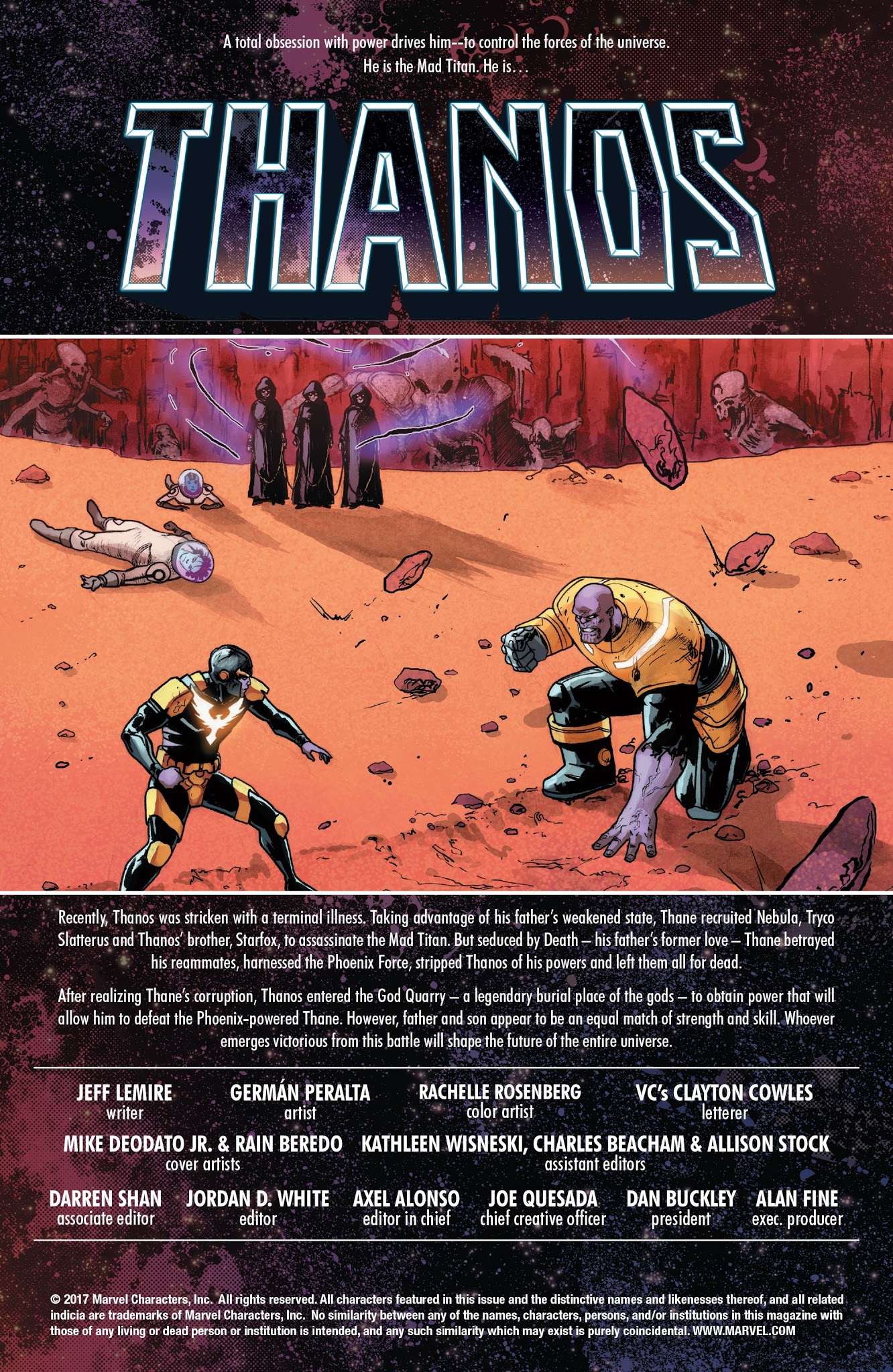 Read online Thanos (2016) comic -  Issue #12 - 2
