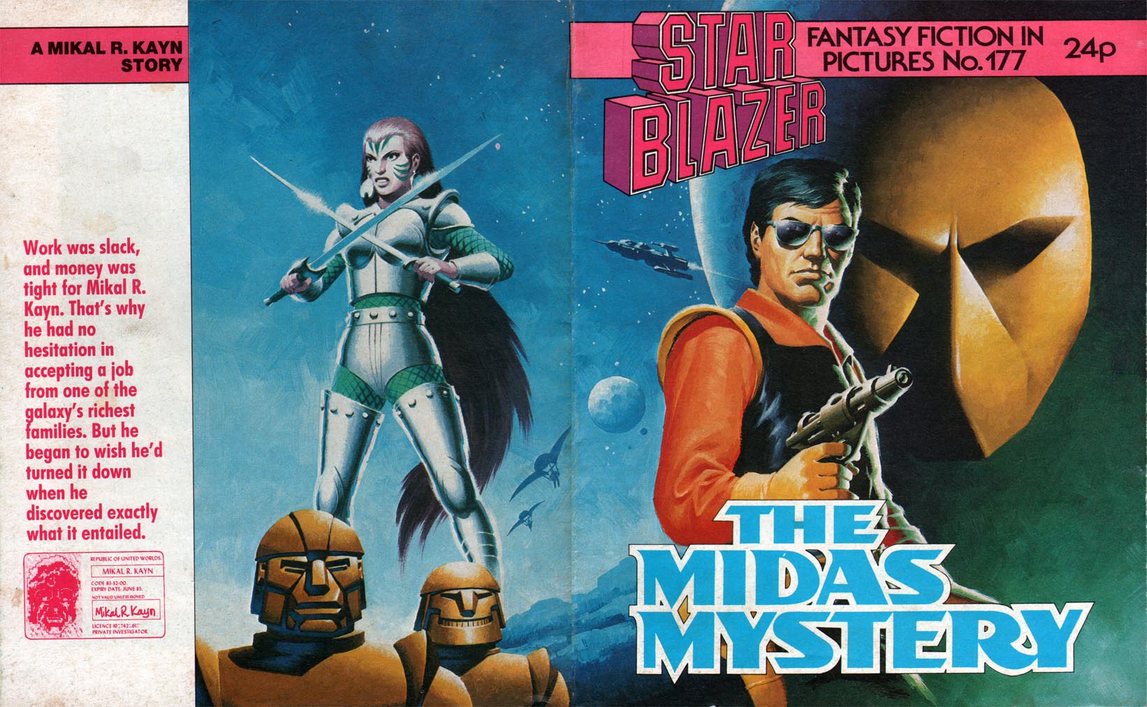 Read online Starblazer comic -  Issue #177 - 1