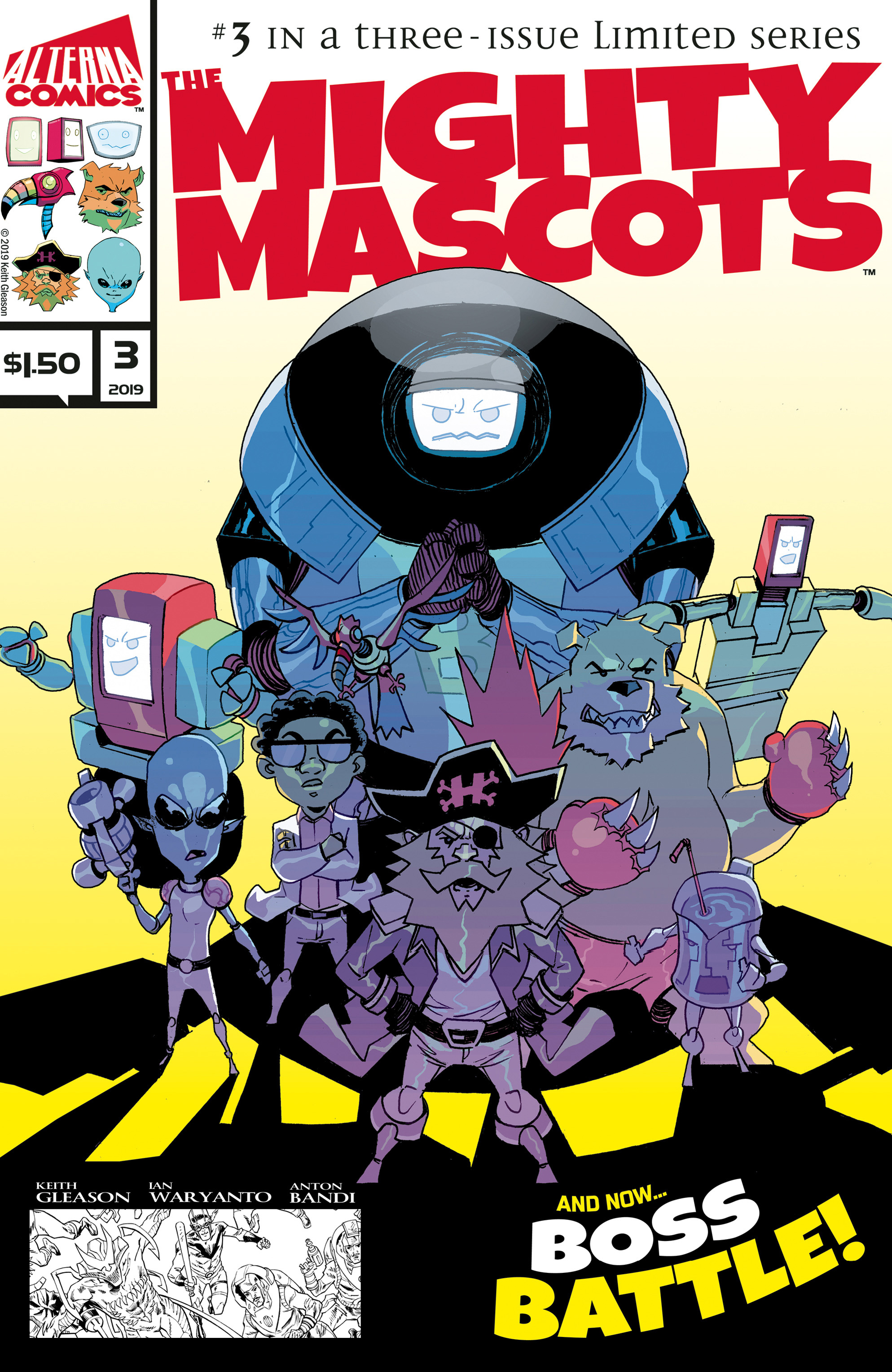 Read online The Mighty Mascots comic -  Issue #3 - 1