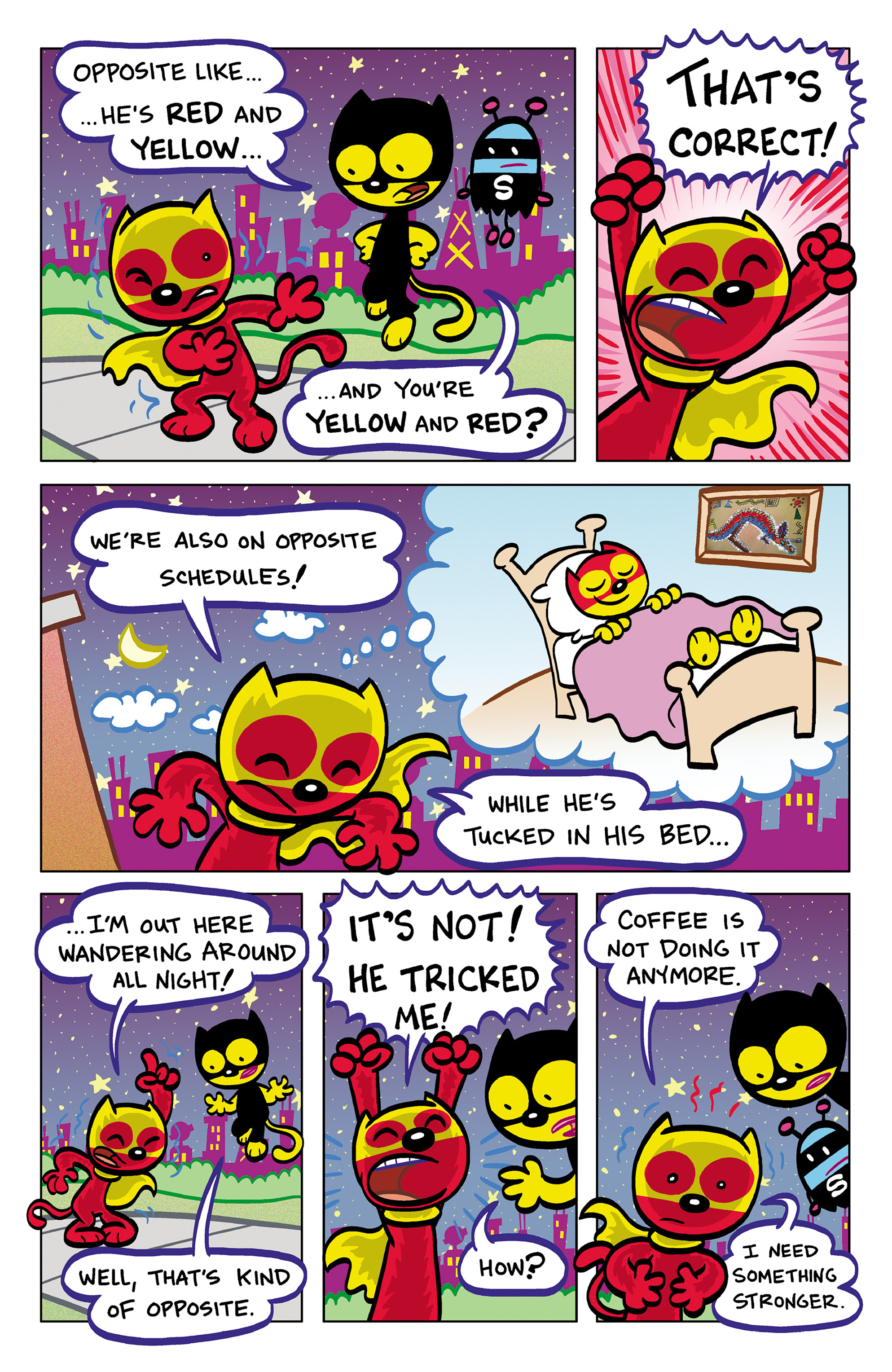 Read online Aw Yeah Comics: Action Cat & Adventure Bug comic -  Issue #2 - 6