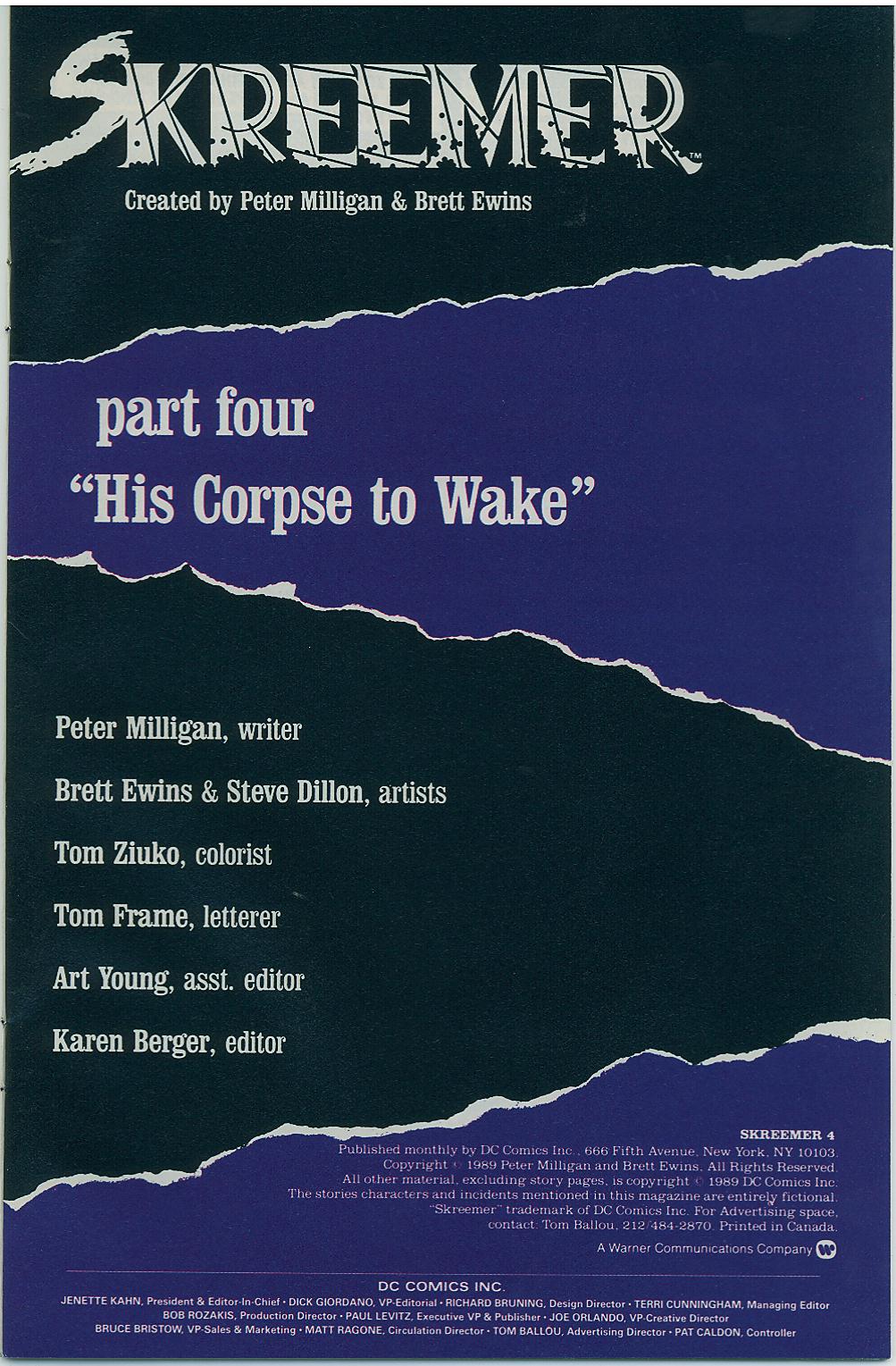 Read online Skreemer comic -  Issue #4 - 2