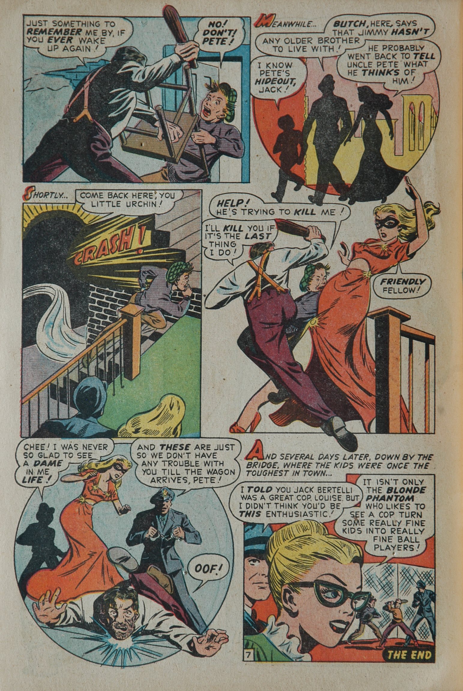 Read online Blonde Phantom Comics comic -  Issue #17 - 32