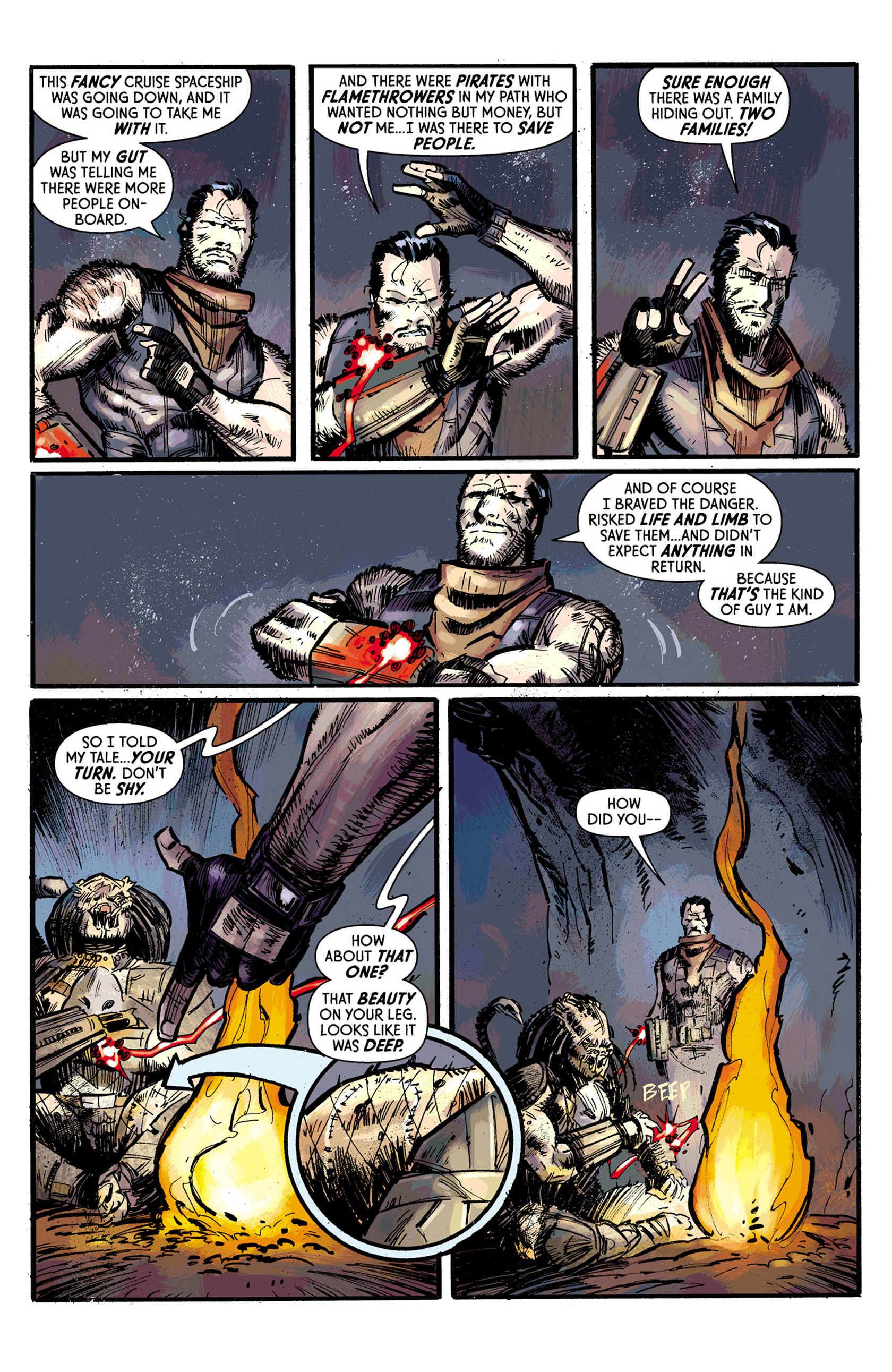 Read online Predator: Fire and Stone comic -  Issue #3 - 13