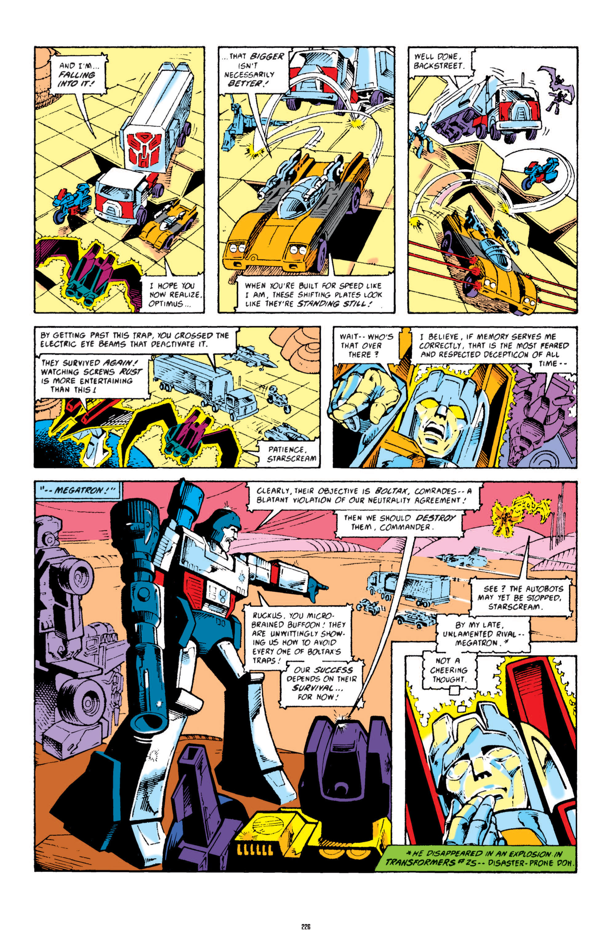 Read online The Transformers Classics comic -  Issue # TPB 4 - 227