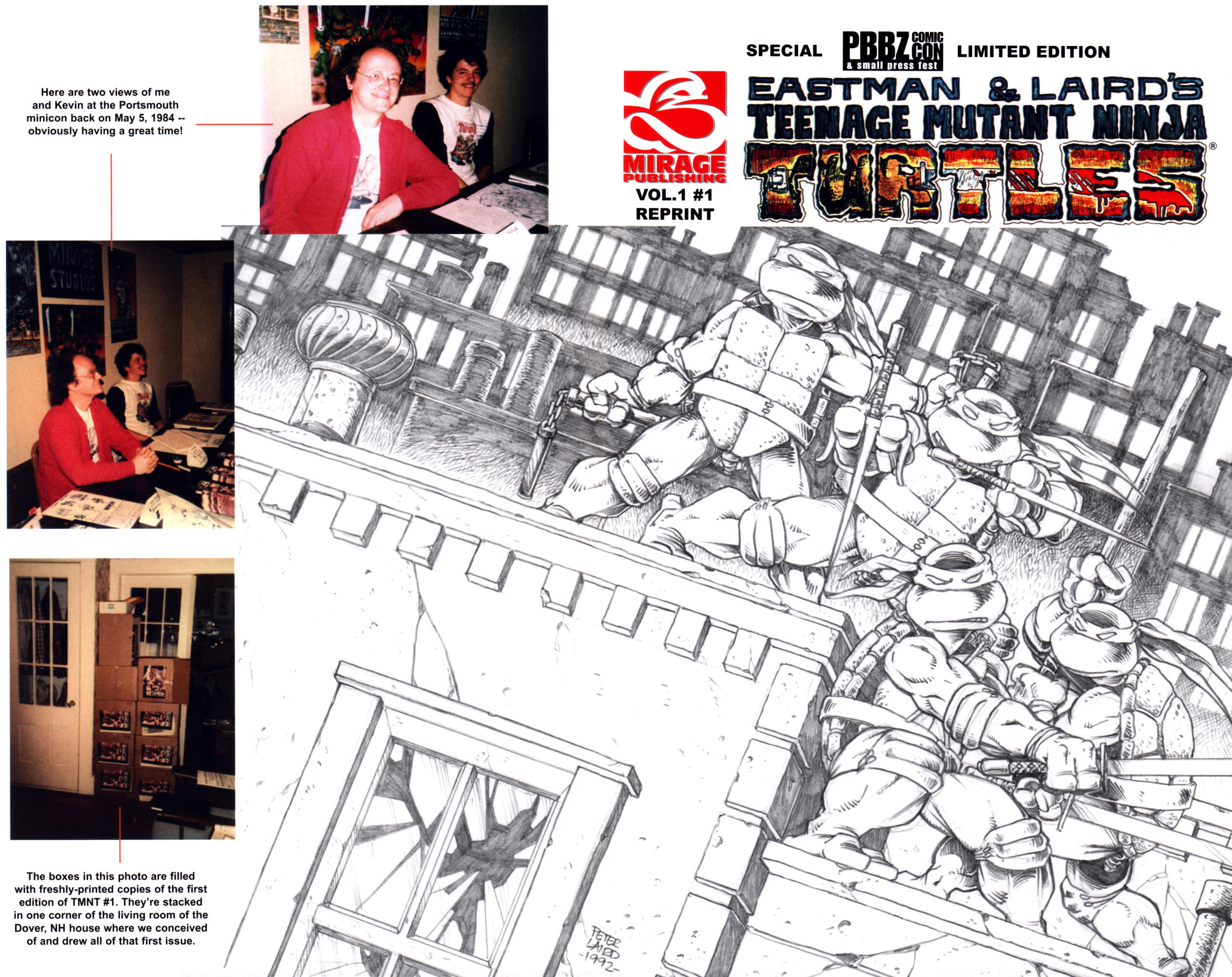 Read online Teenage Mutant Ninja Turtles (1984) comic -  Issue #1 - 1
