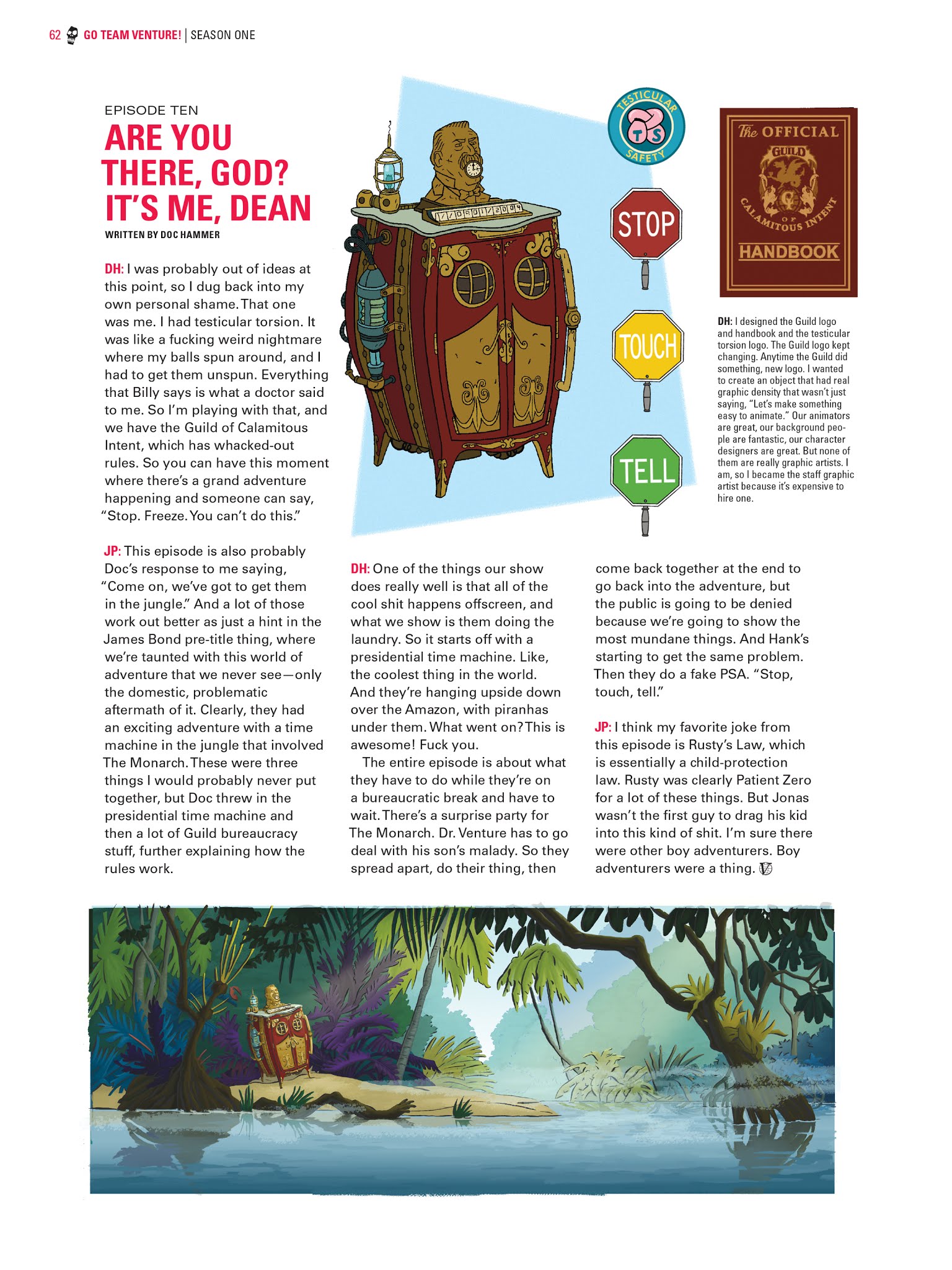 Read online Go Team Venture!: The Art and Making of The Venture Bros. comic -  Issue # TPB (Part 1) - 62