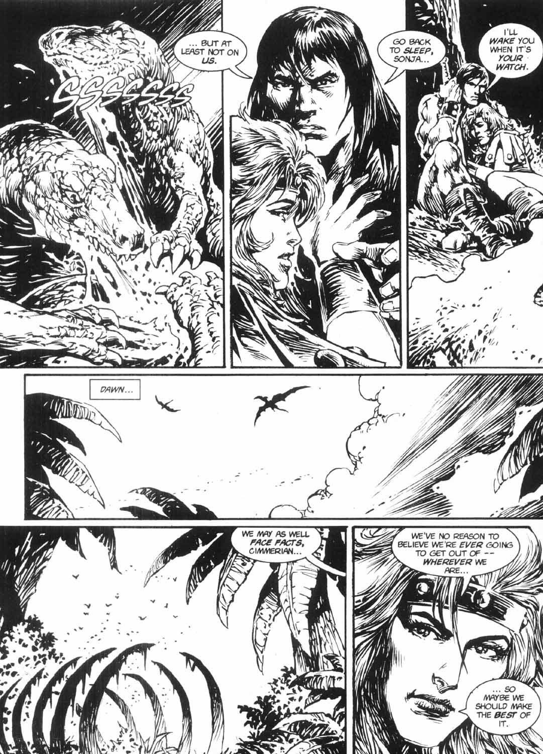 Read online The Savage Sword Of Conan comic -  Issue #224 - 55