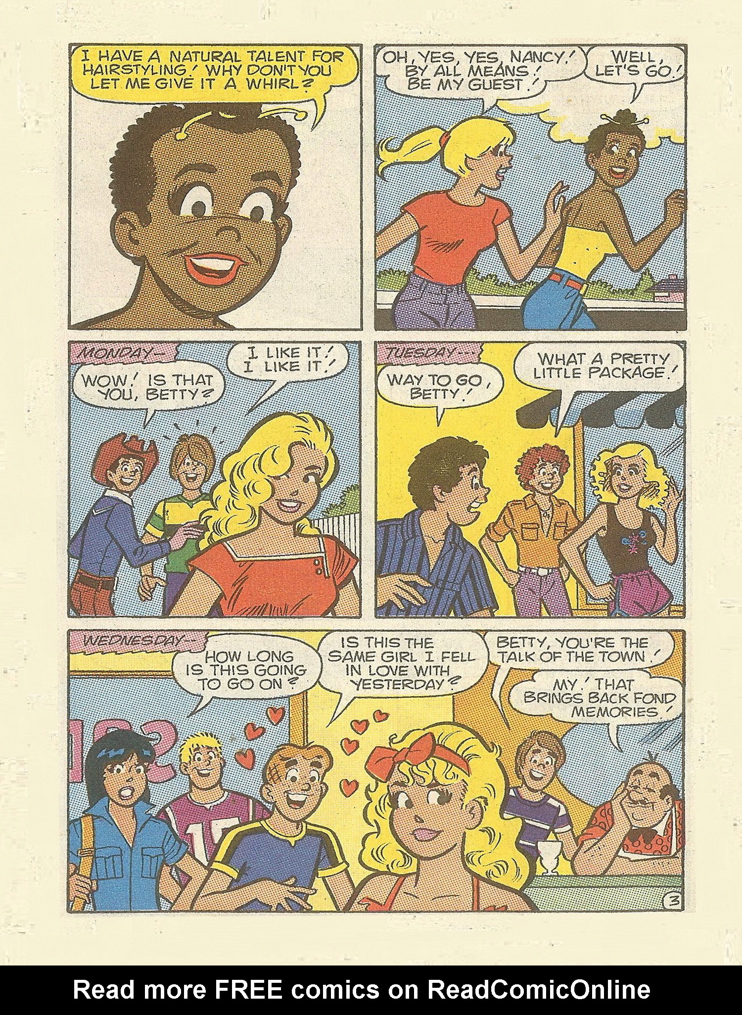 Read online Betty and Veronica Digest Magazine comic -  Issue #55 - 102