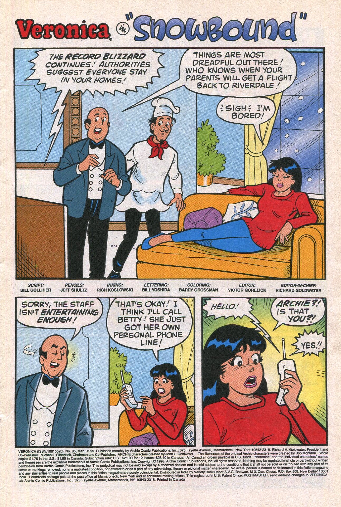 Read online Veronica comic -  Issue #85 - 3