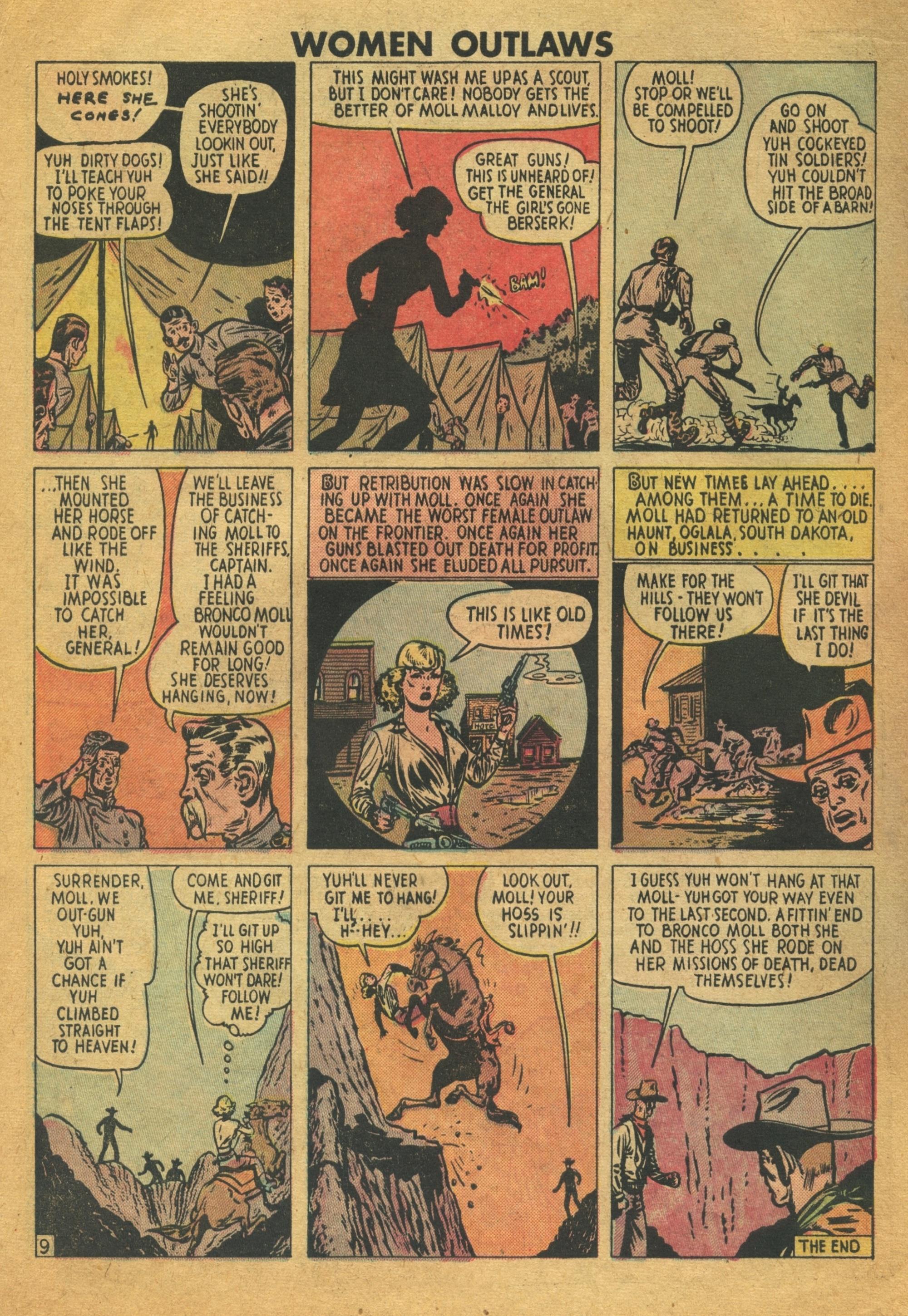 Read online Women Outlaws comic -  Issue #6 - 10