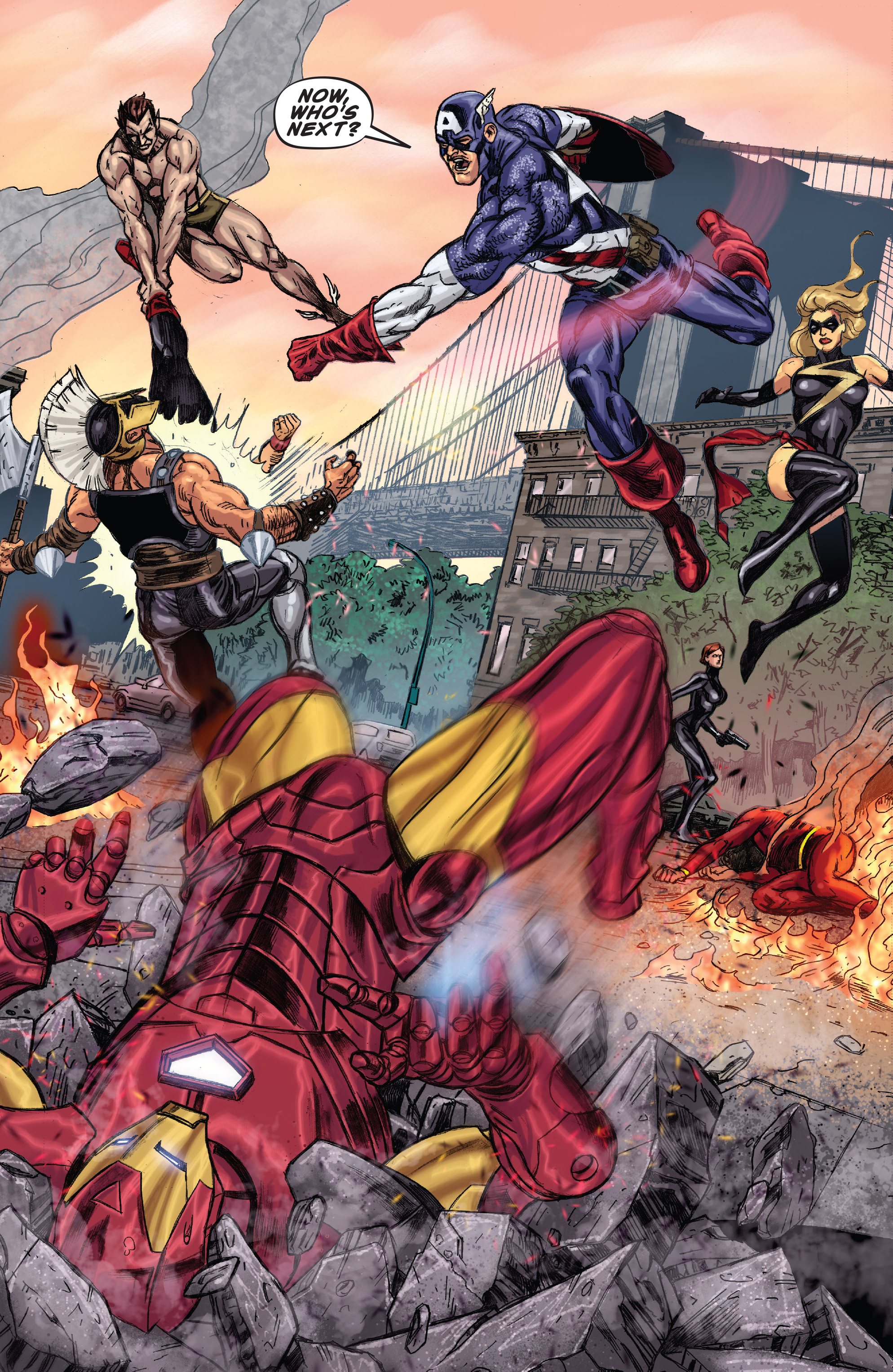 Read online Avengers/Invaders comic -  Issue #2 - 12