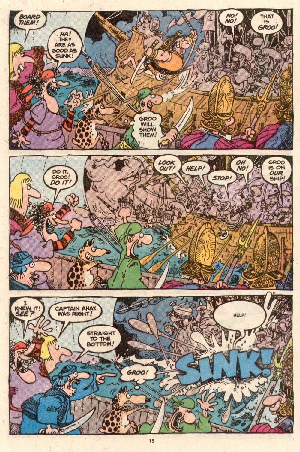 Read online Sergio Aragonés Groo the Wanderer comic -  Issue #54 - 15