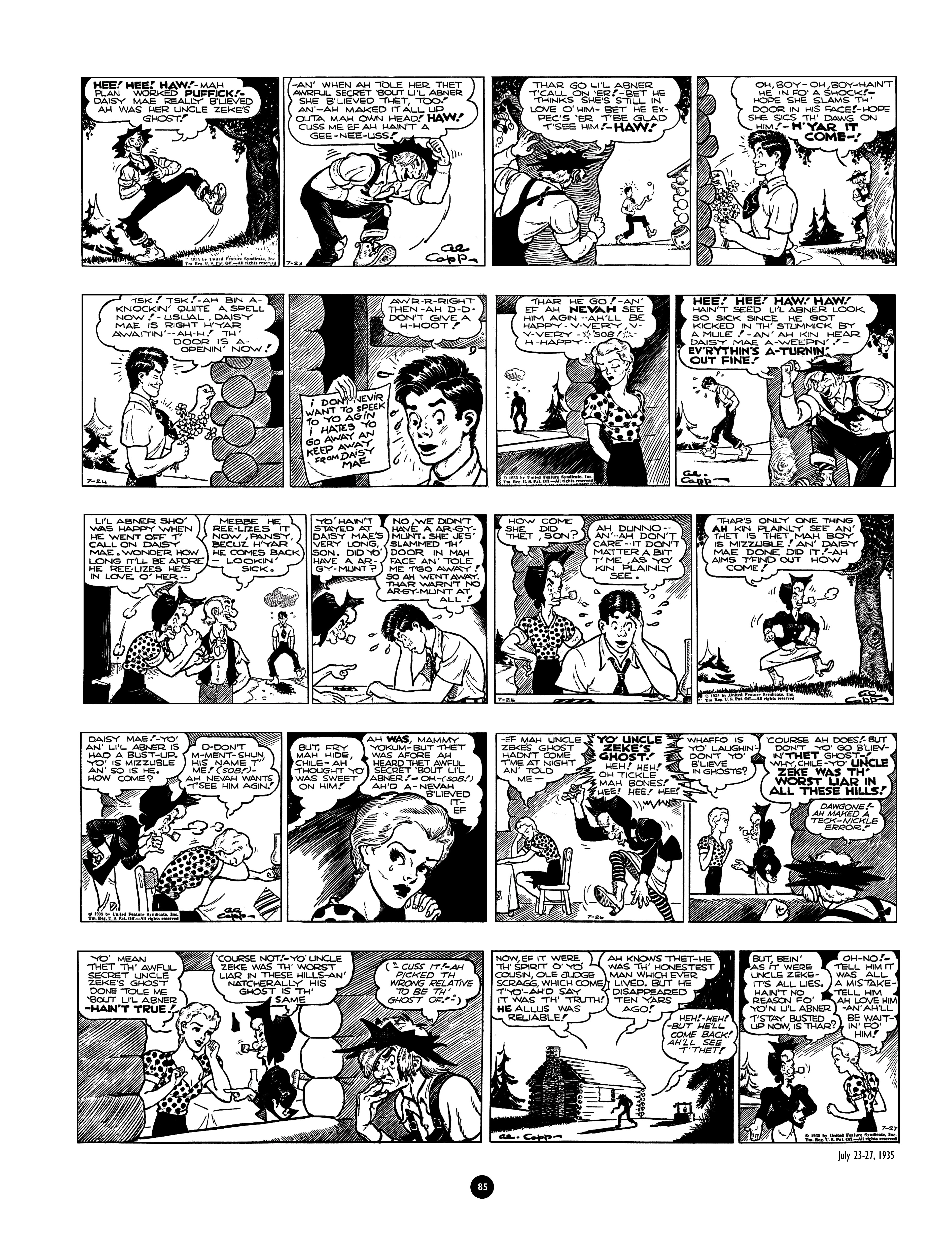 Read online Al Capp's Li'l Abner Complete Daily & Color Sunday Comics comic -  Issue # TPB 1 (Part 1) - 86