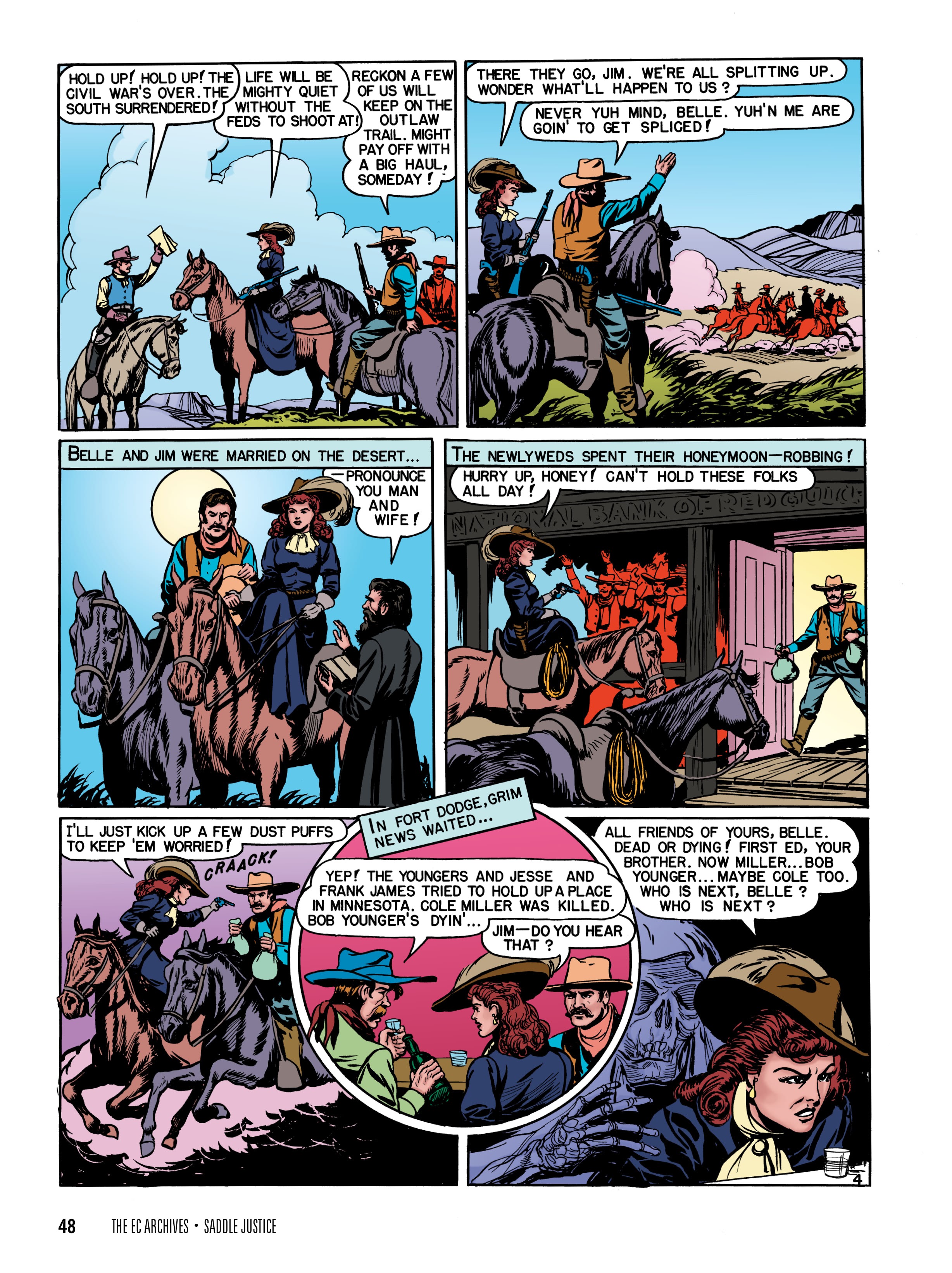 Read online The EC Archives: Saddle Justice comic -  Issue # TPB (Part 1) - 50