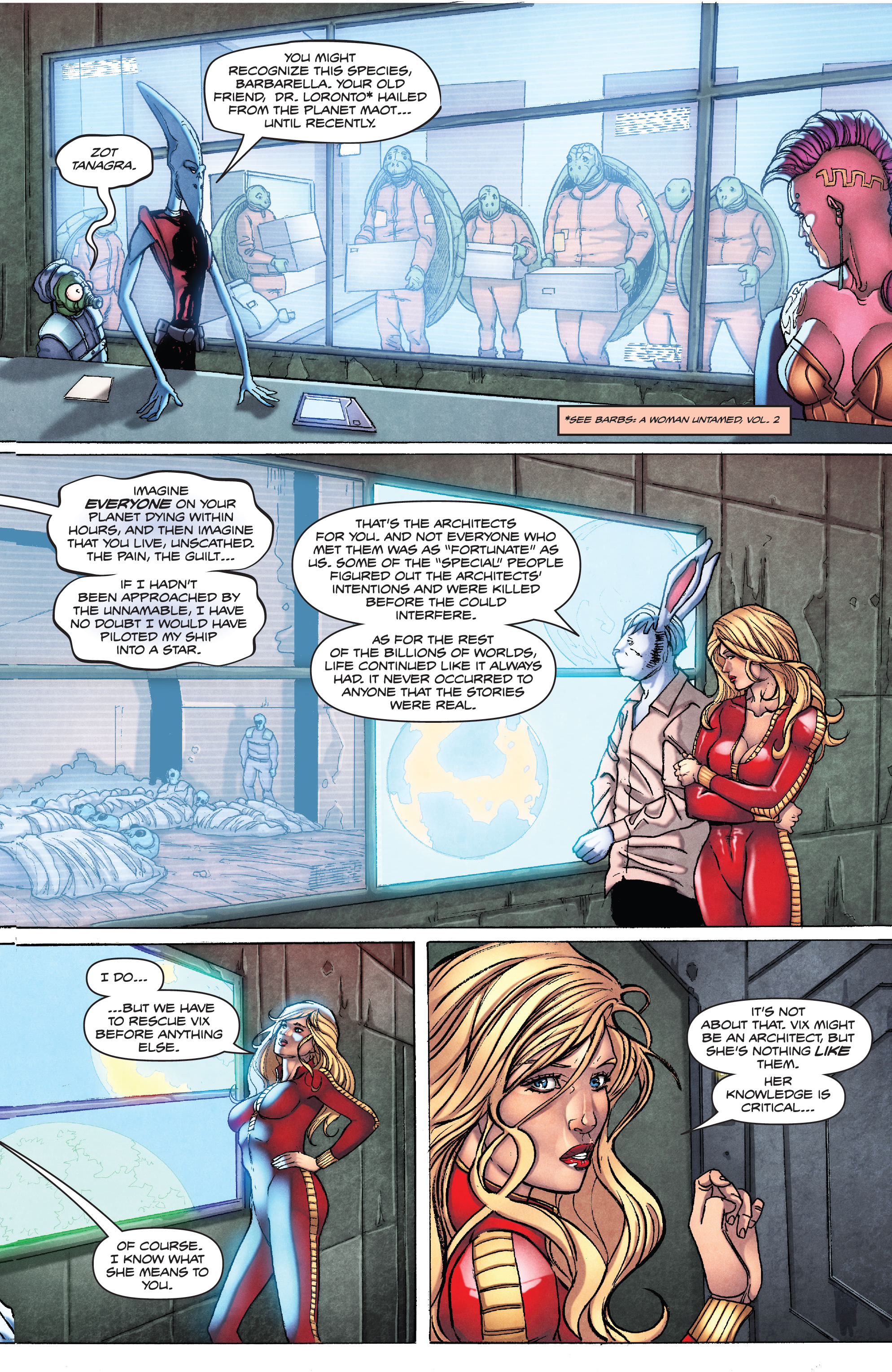 Read online Barbarella: The Center Cannot Hold comic -  Issue #2 - 17