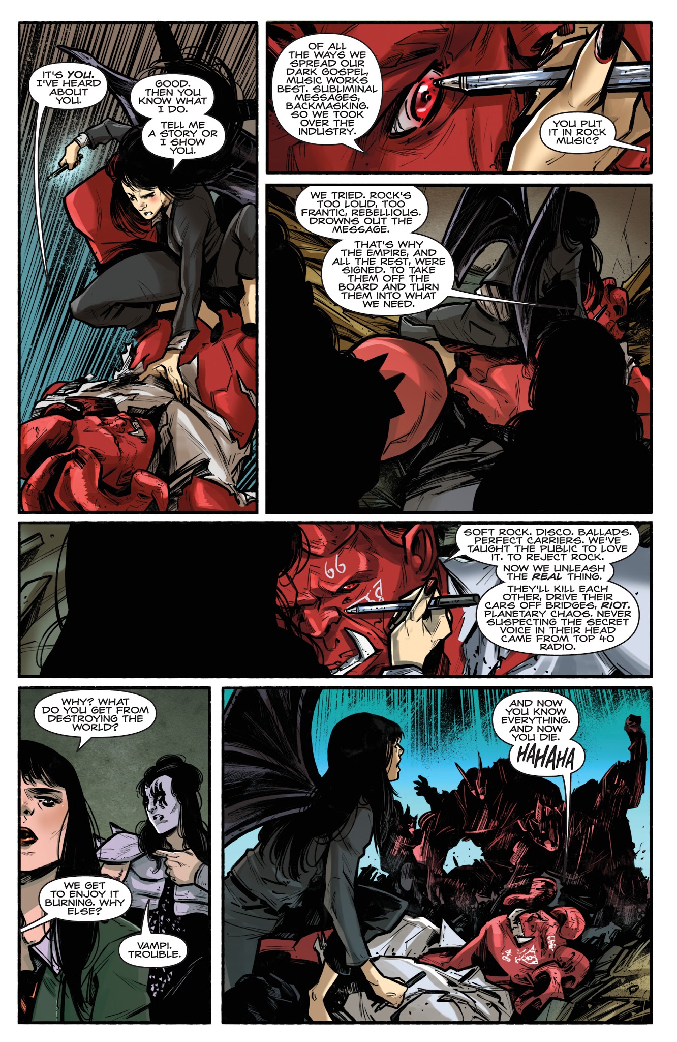 Read online Kiss/Vampirella comic -  Issue #4 - 12