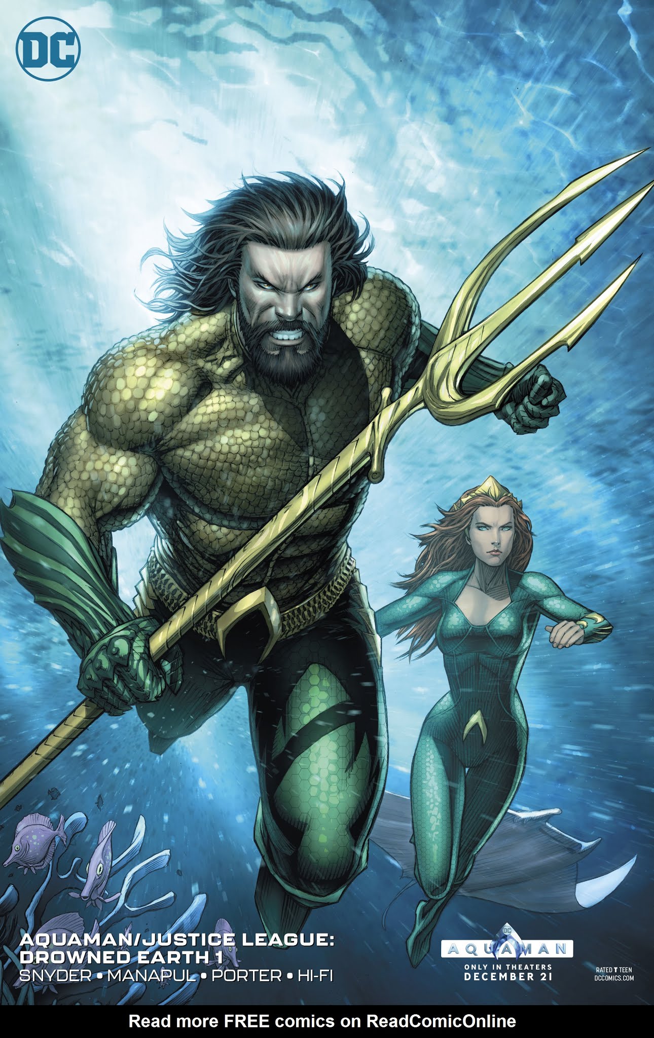 Read online Aquaman/Justice League: Drowned Earth Special comic -  Issue # Full - 3